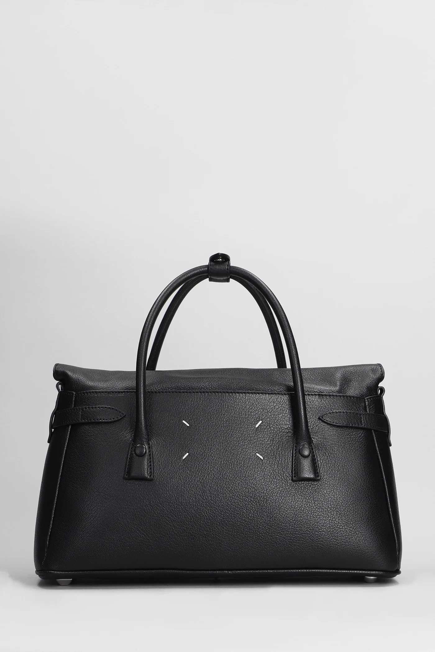 5ac Hand bag in black leather - Image 3