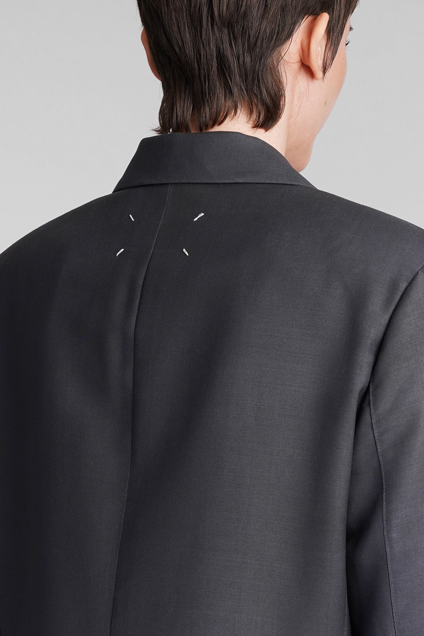 Blazer in grey wool - Image 5