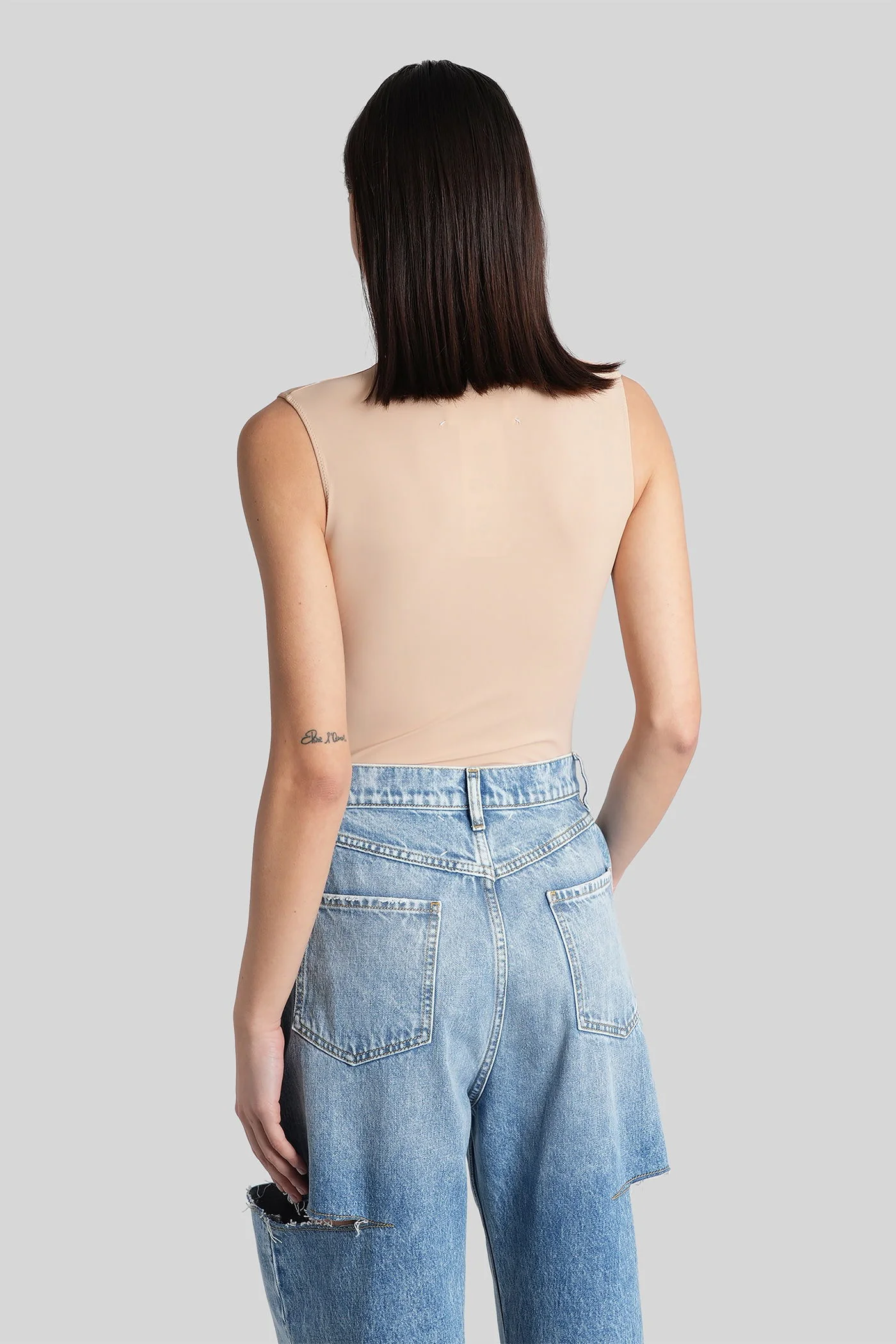 Body in beige polyamide - Image 3