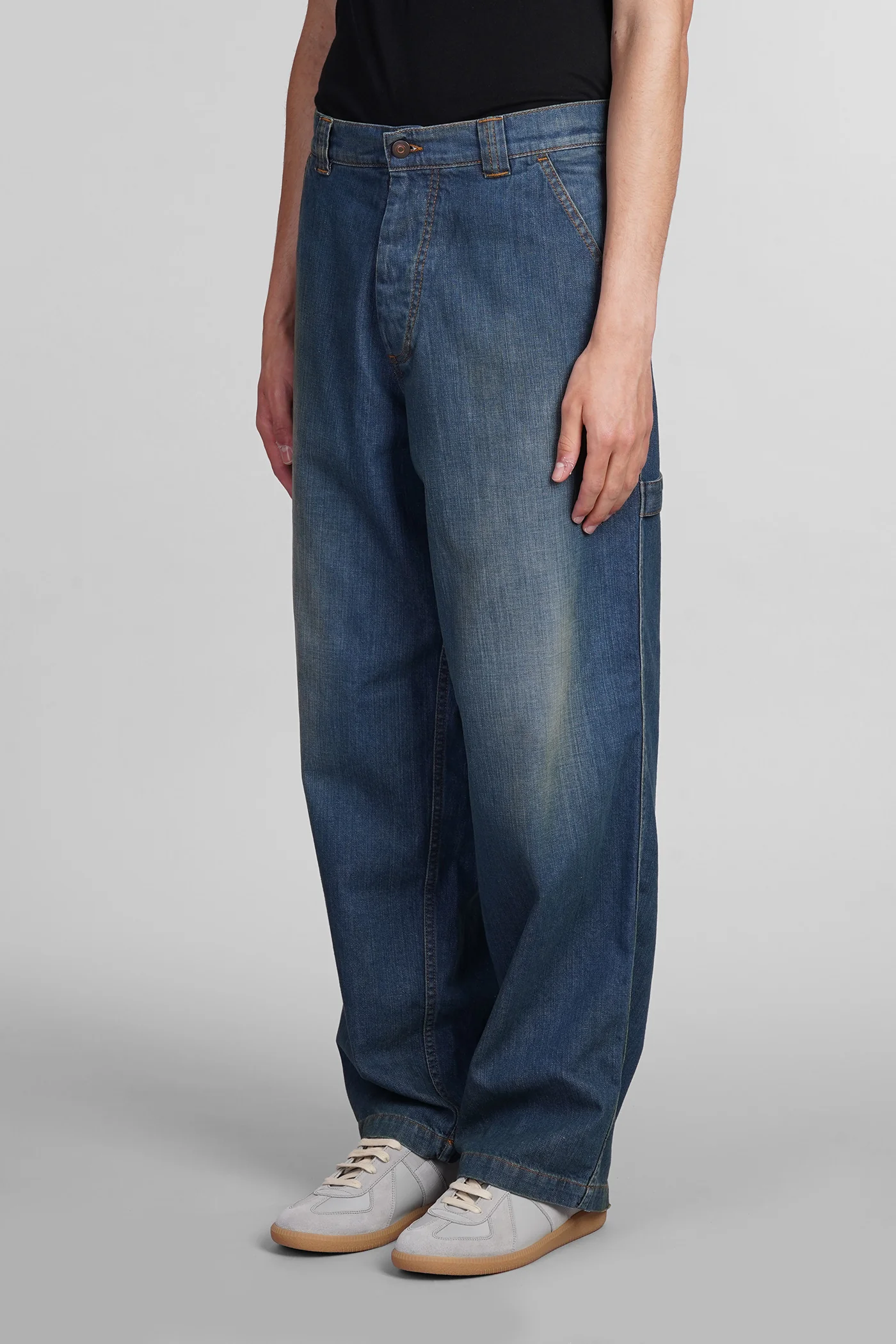 Jeans in blue cotton - Image 4