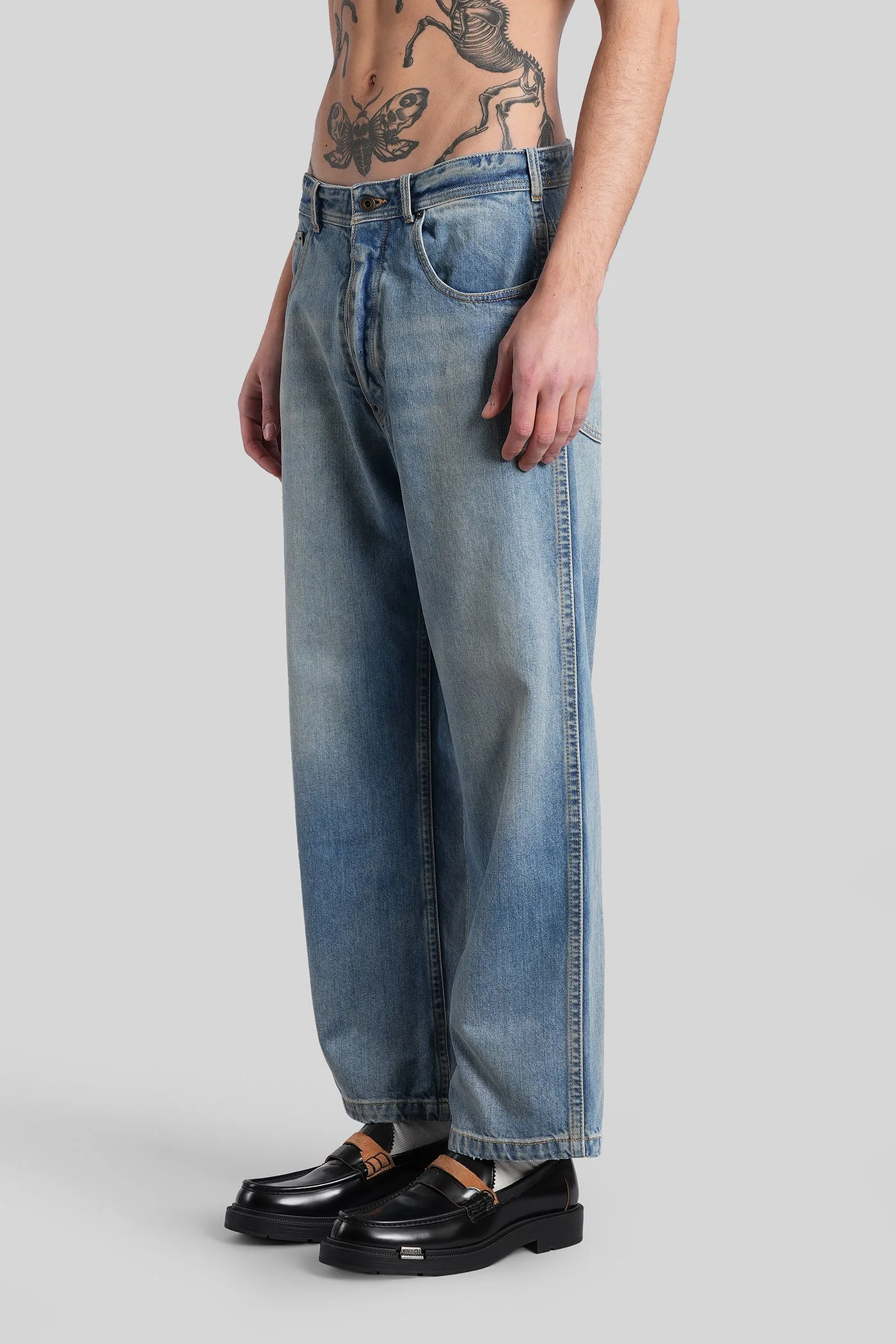 Jeans in blue cotton - Image 4