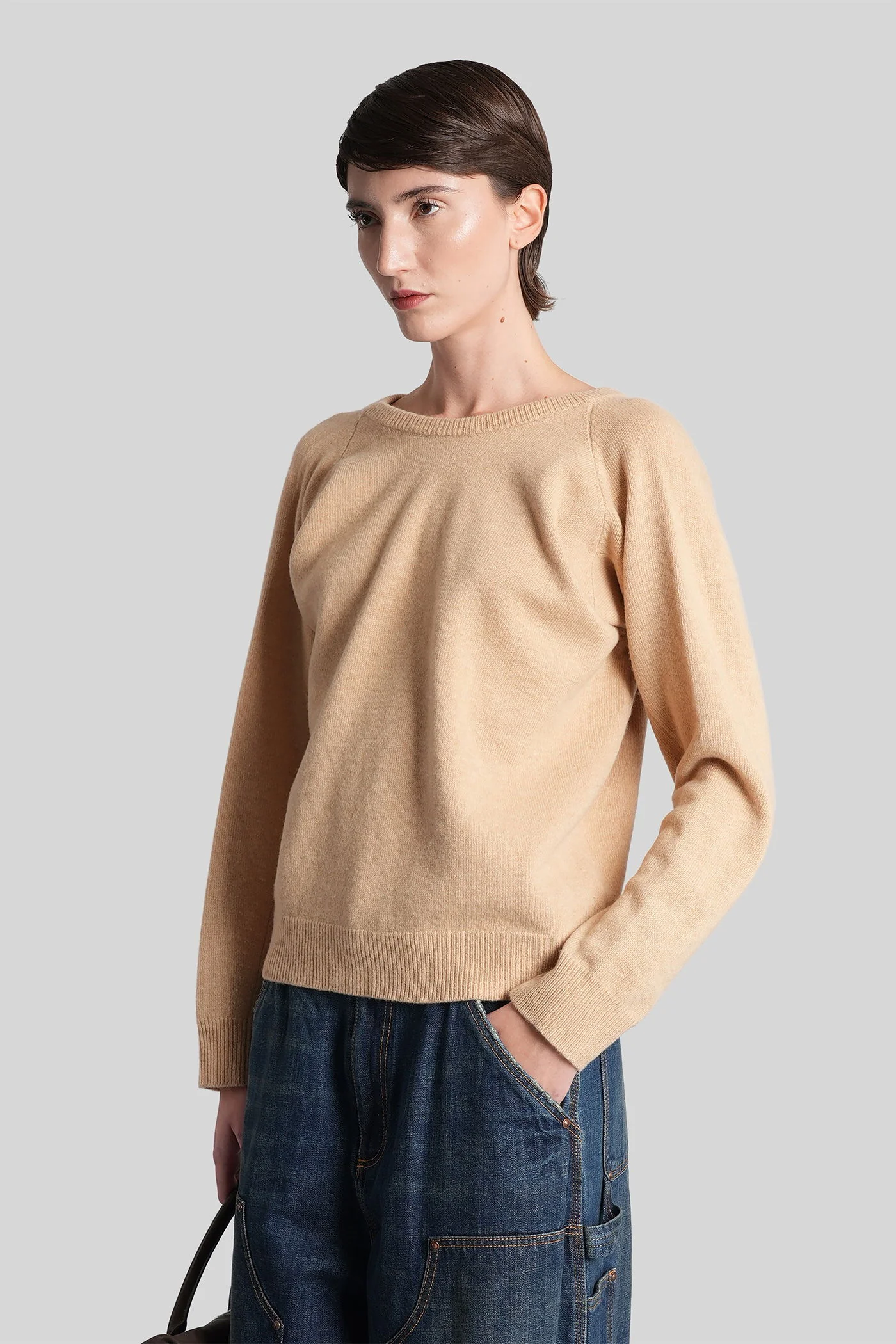 Knitwear in beige wool - Image 4