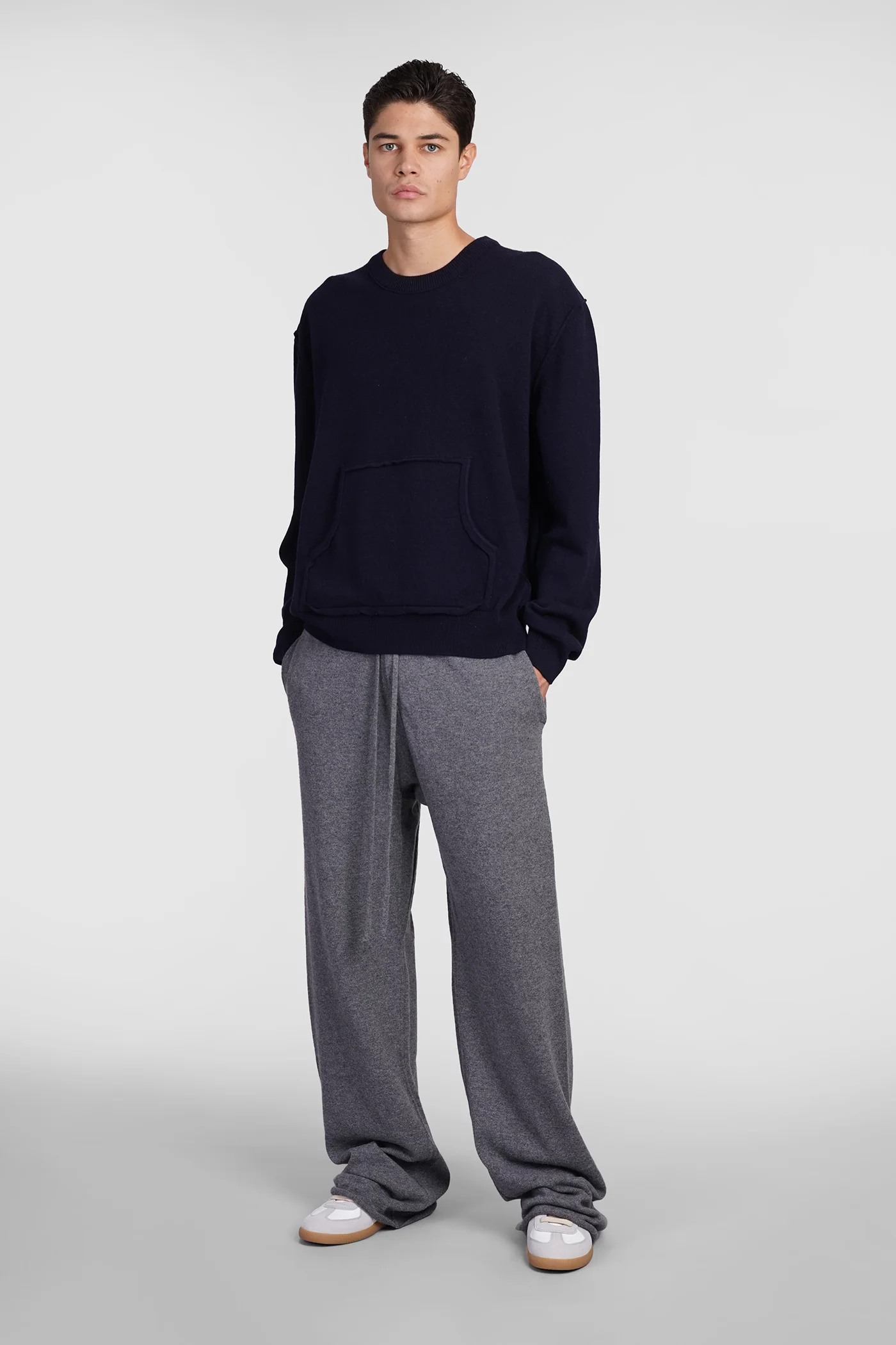 Knitwear in blue wool - Image 2