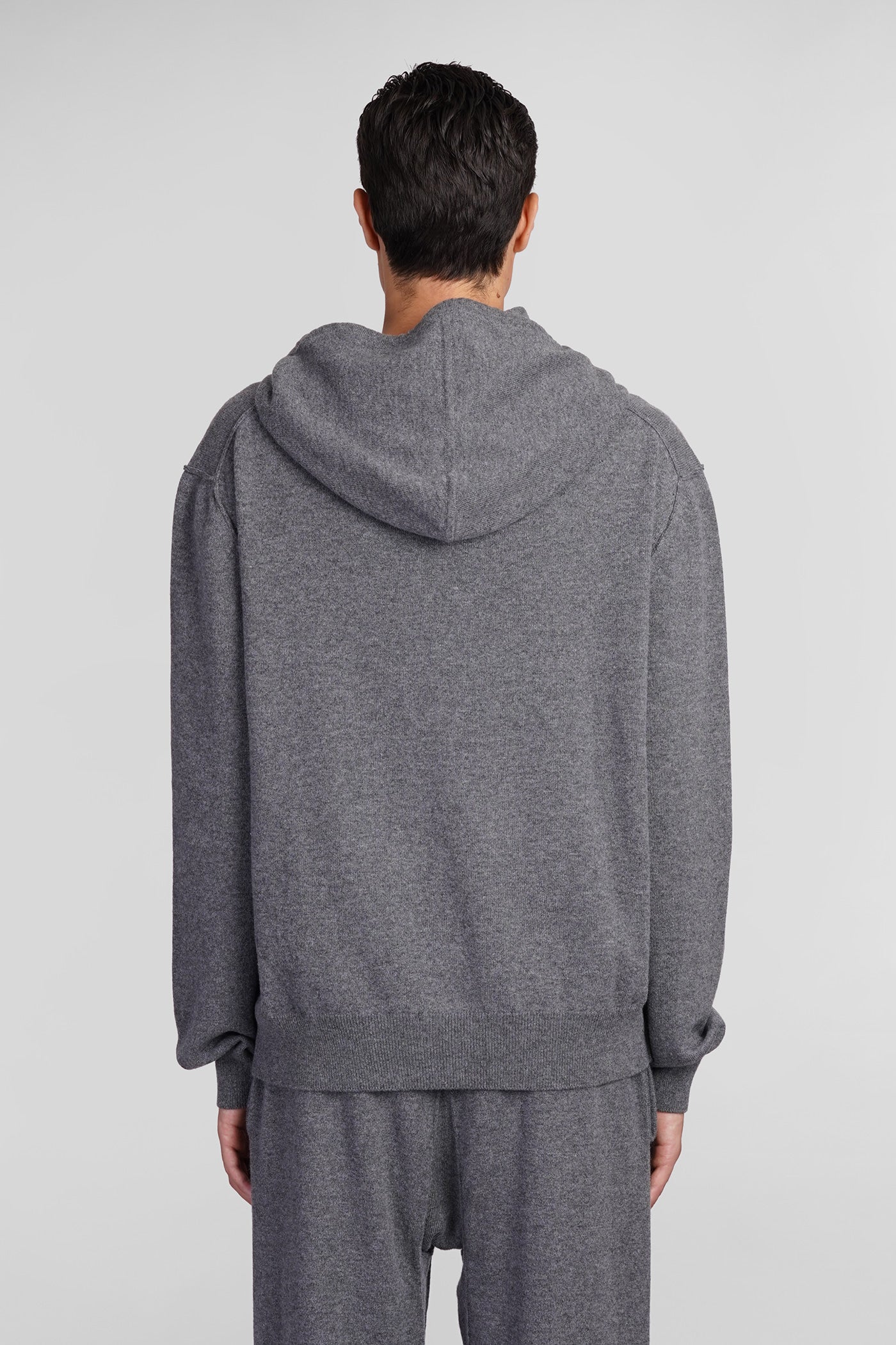 Knitwear in grey wool - Image 3