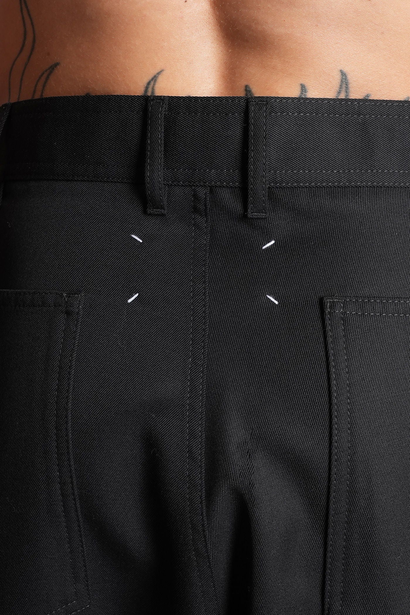 Pants in black cotton - Image 5