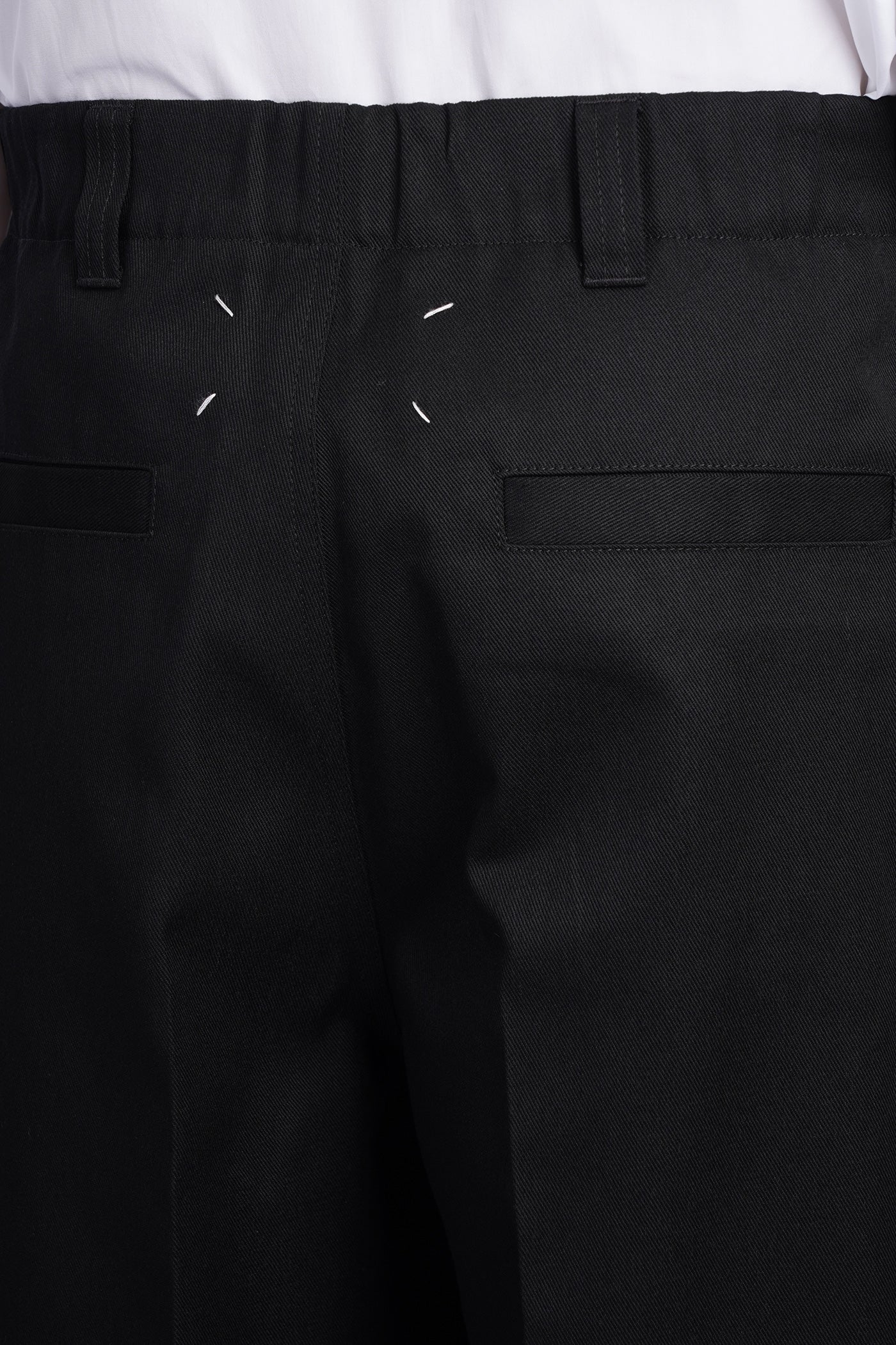 Pants in black cotton - Image 5