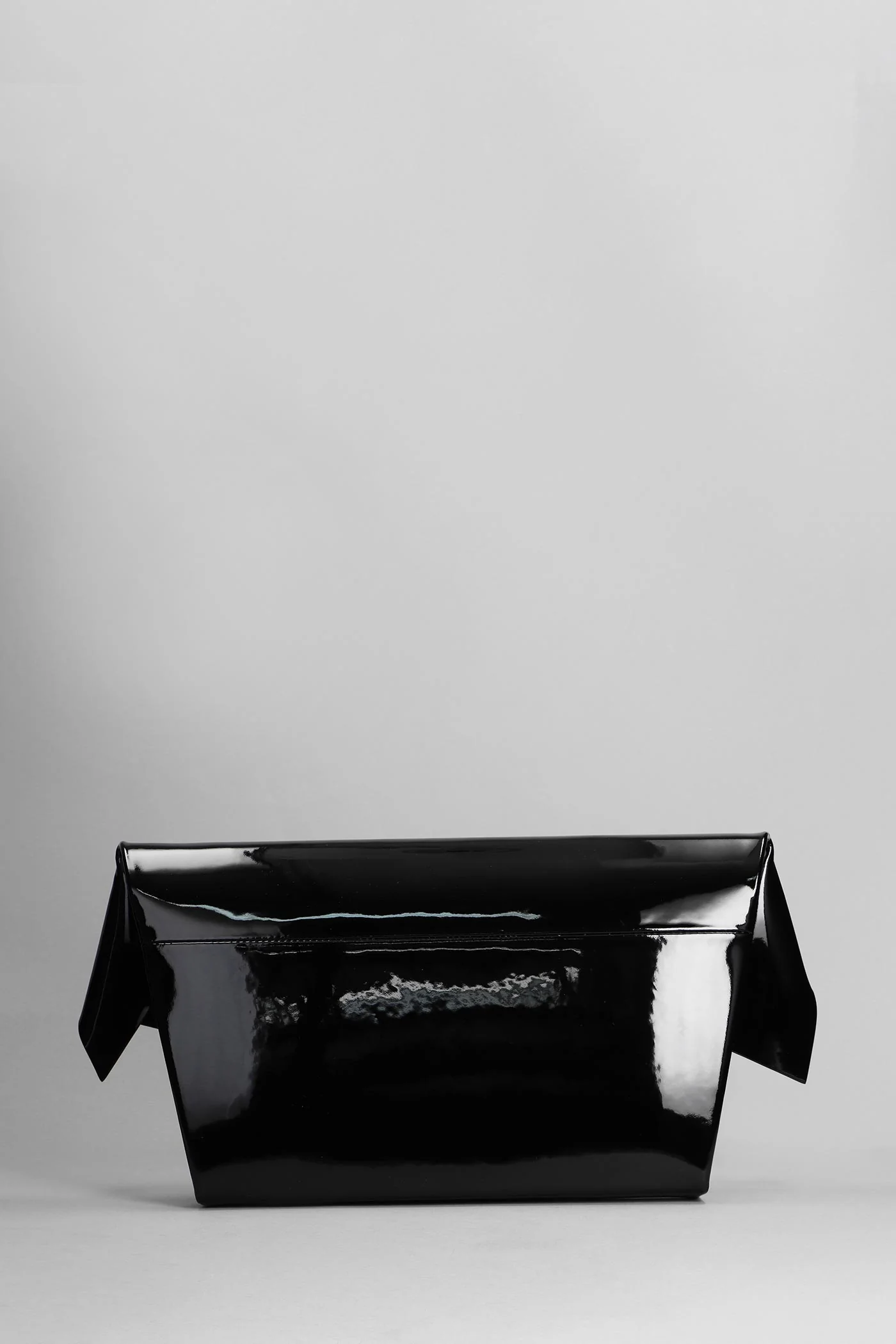 Snatched big Shoulder bag in black patent leather - Image 3