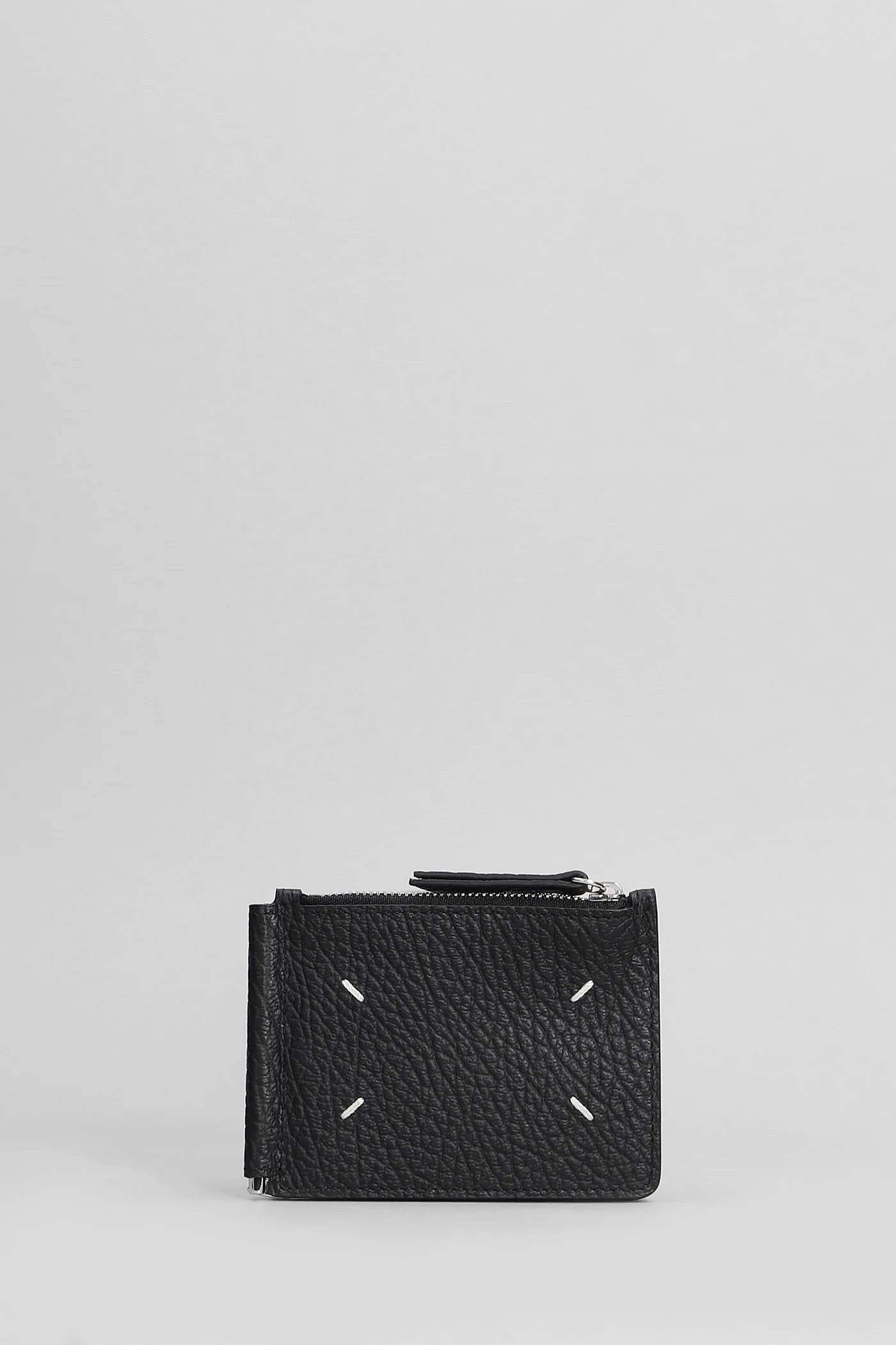 Wallet in black leather - Image 3