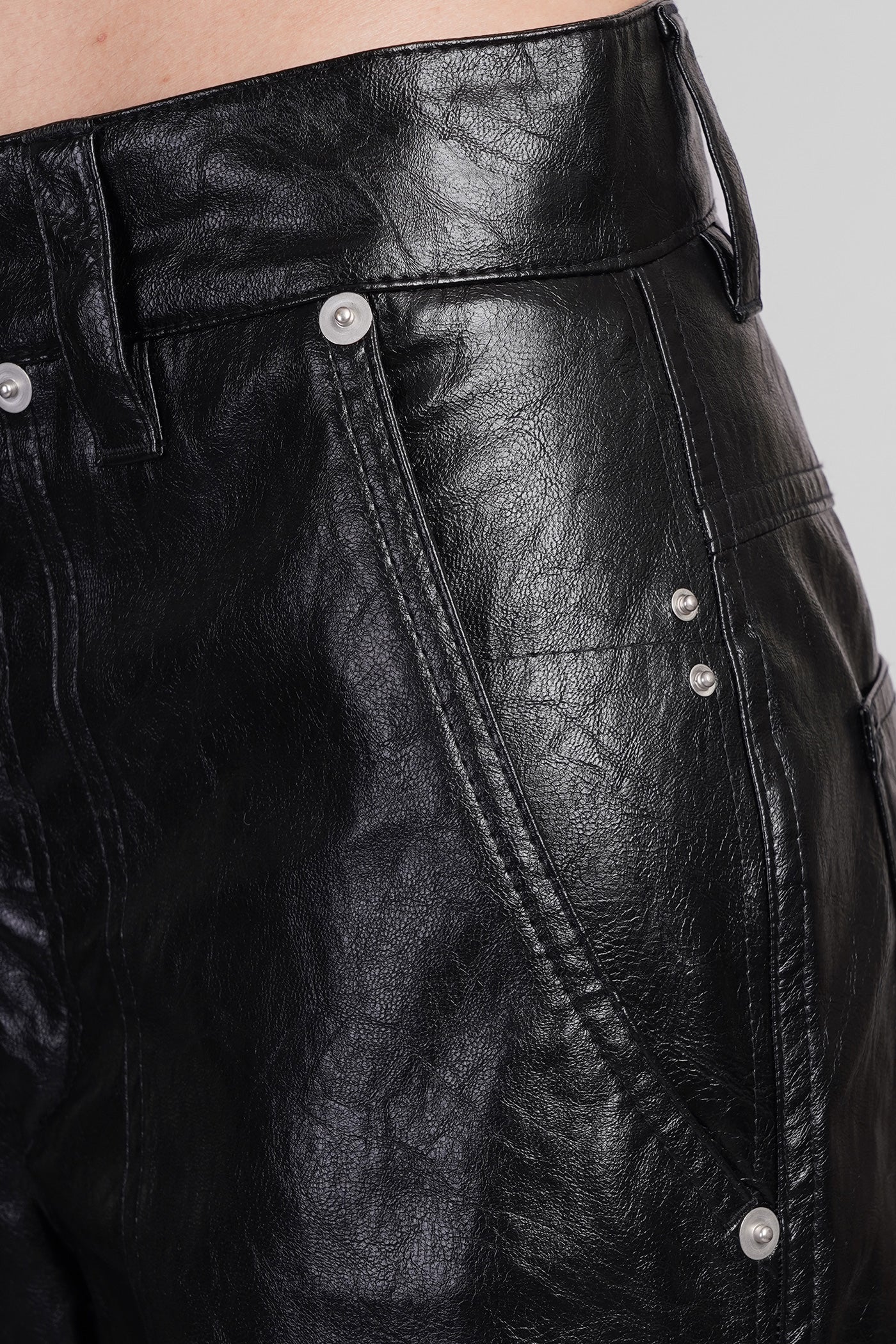 Ariete Pants in black Polyuretan - Image 5