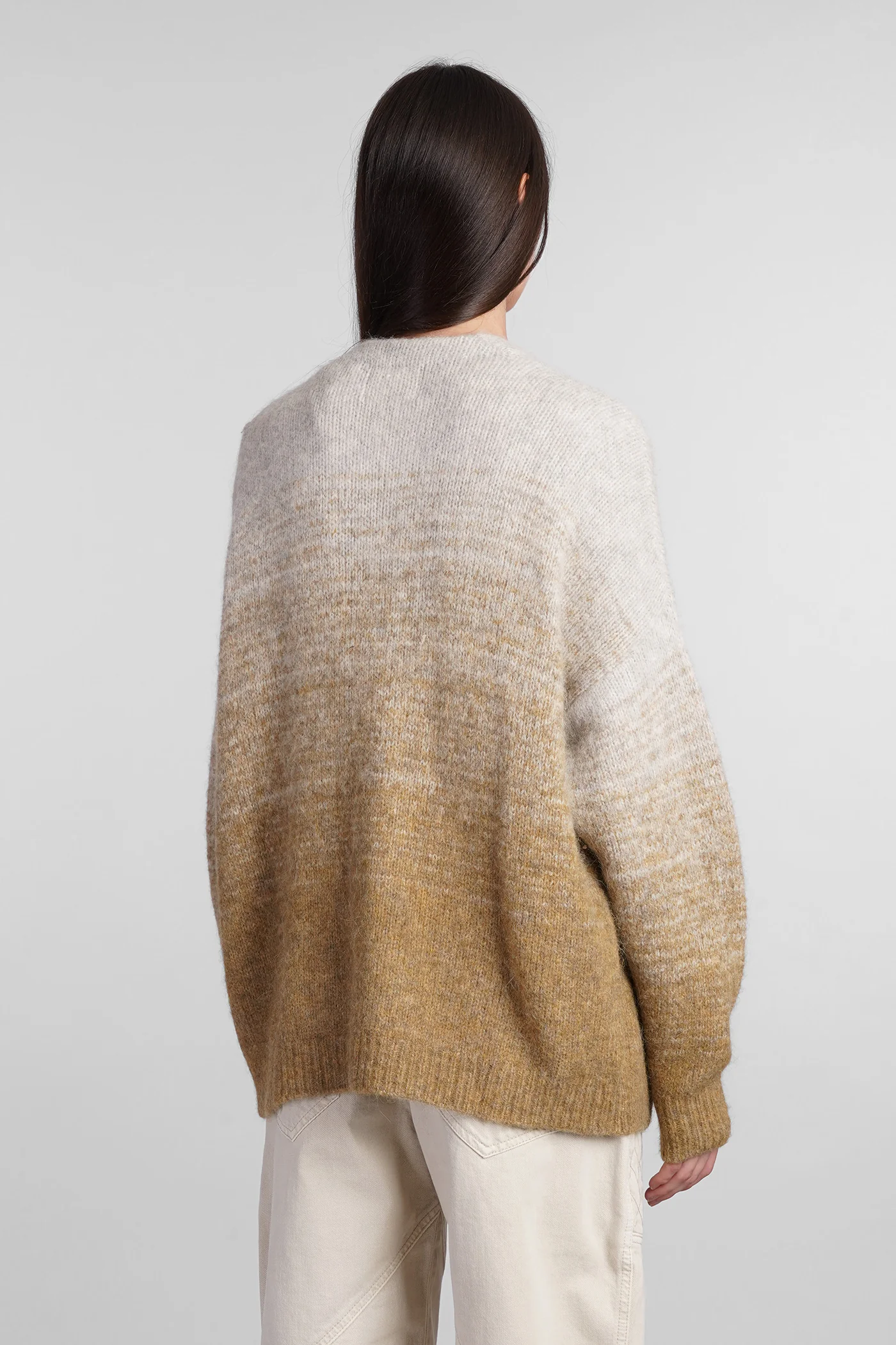 Danea Cardigan in yellow wool - Image 3