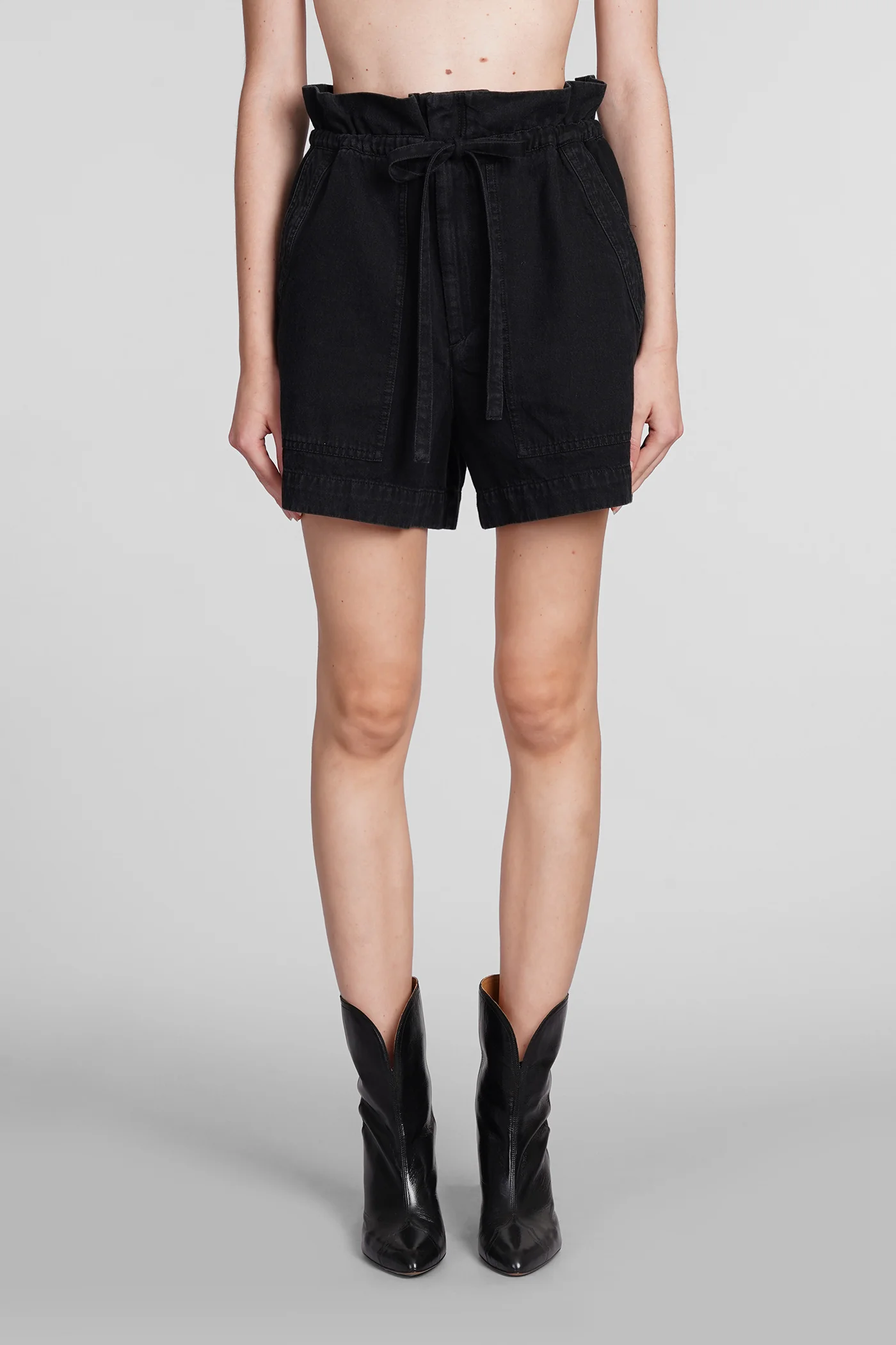 Ipolyte Shorts in black cotton