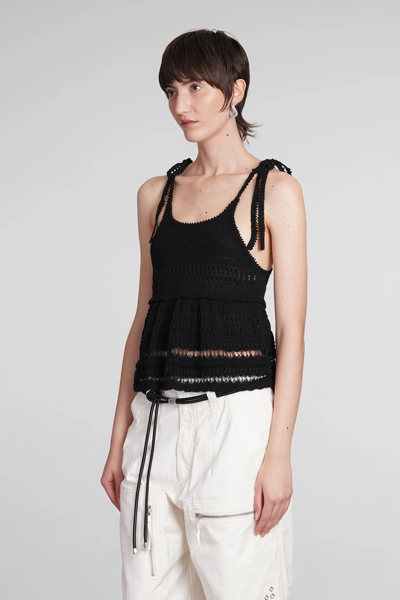 Jilma Topwear in black cotton - Image 4
