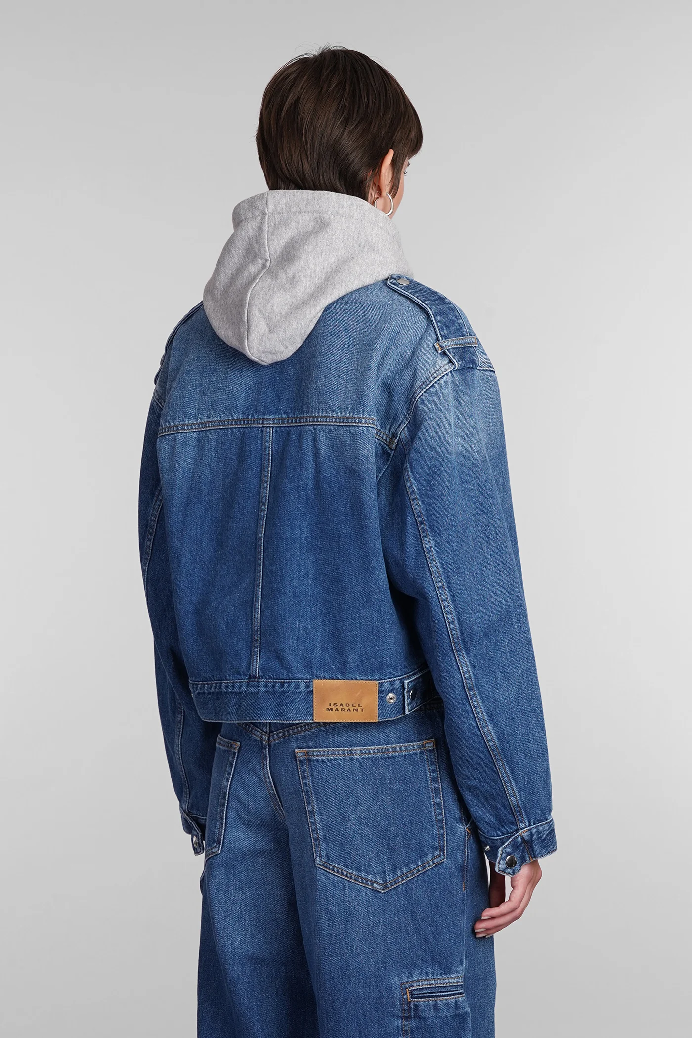 Julie Denim Jackets in blue cotton - Image 3