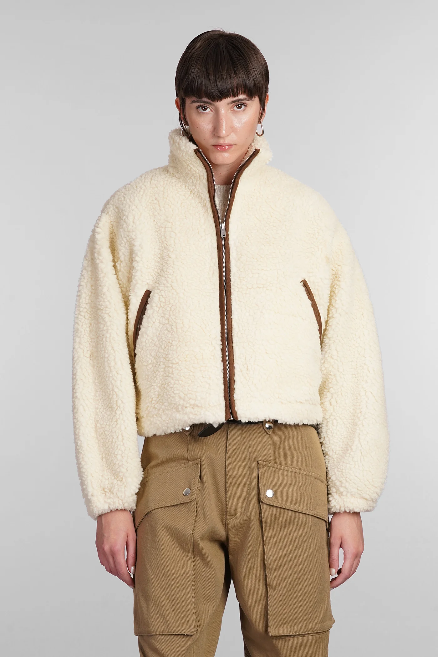 Mackensy Fur & Shearling in beige polyester