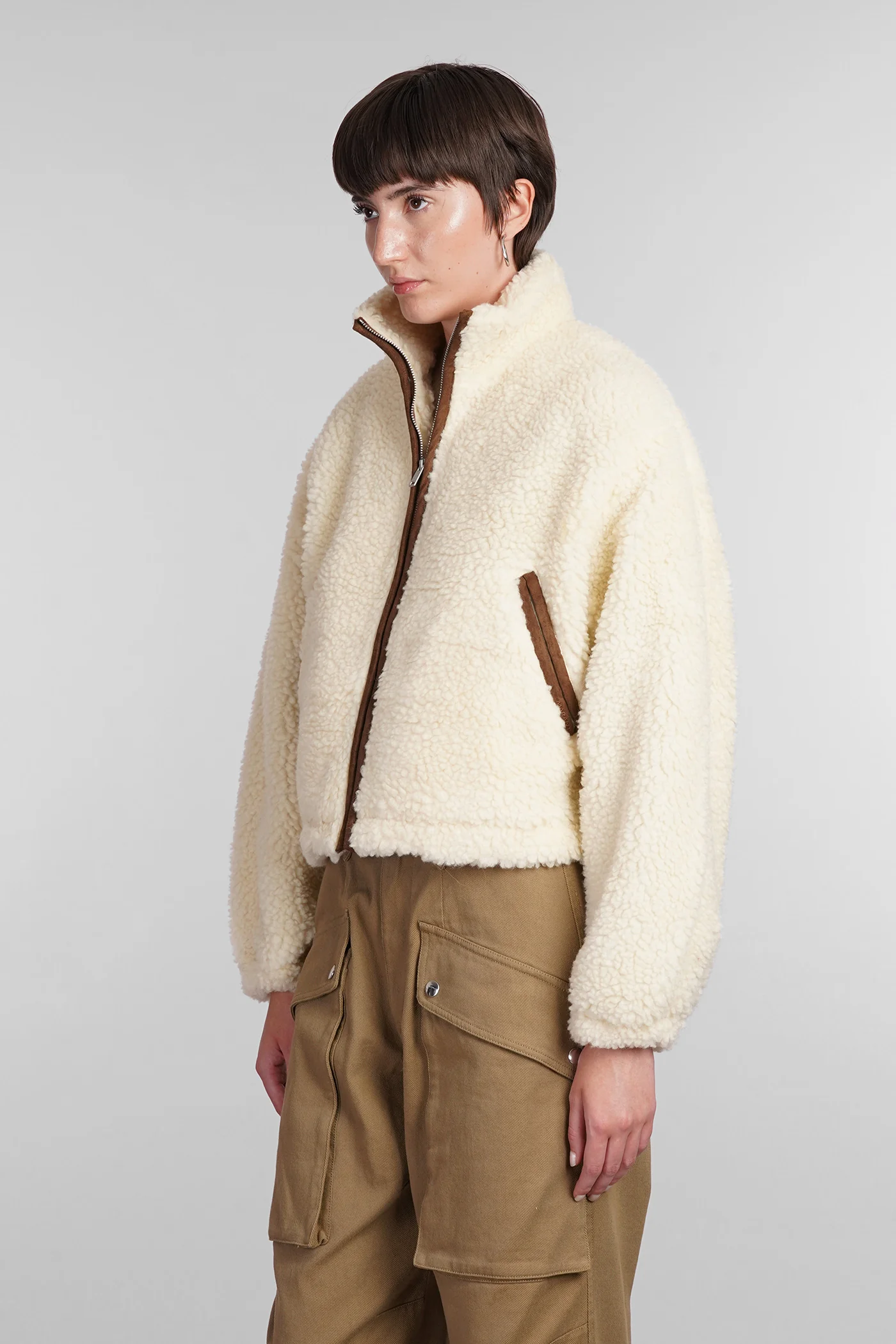 Mackensy Fur & Shearling in beige polyester - Image 4