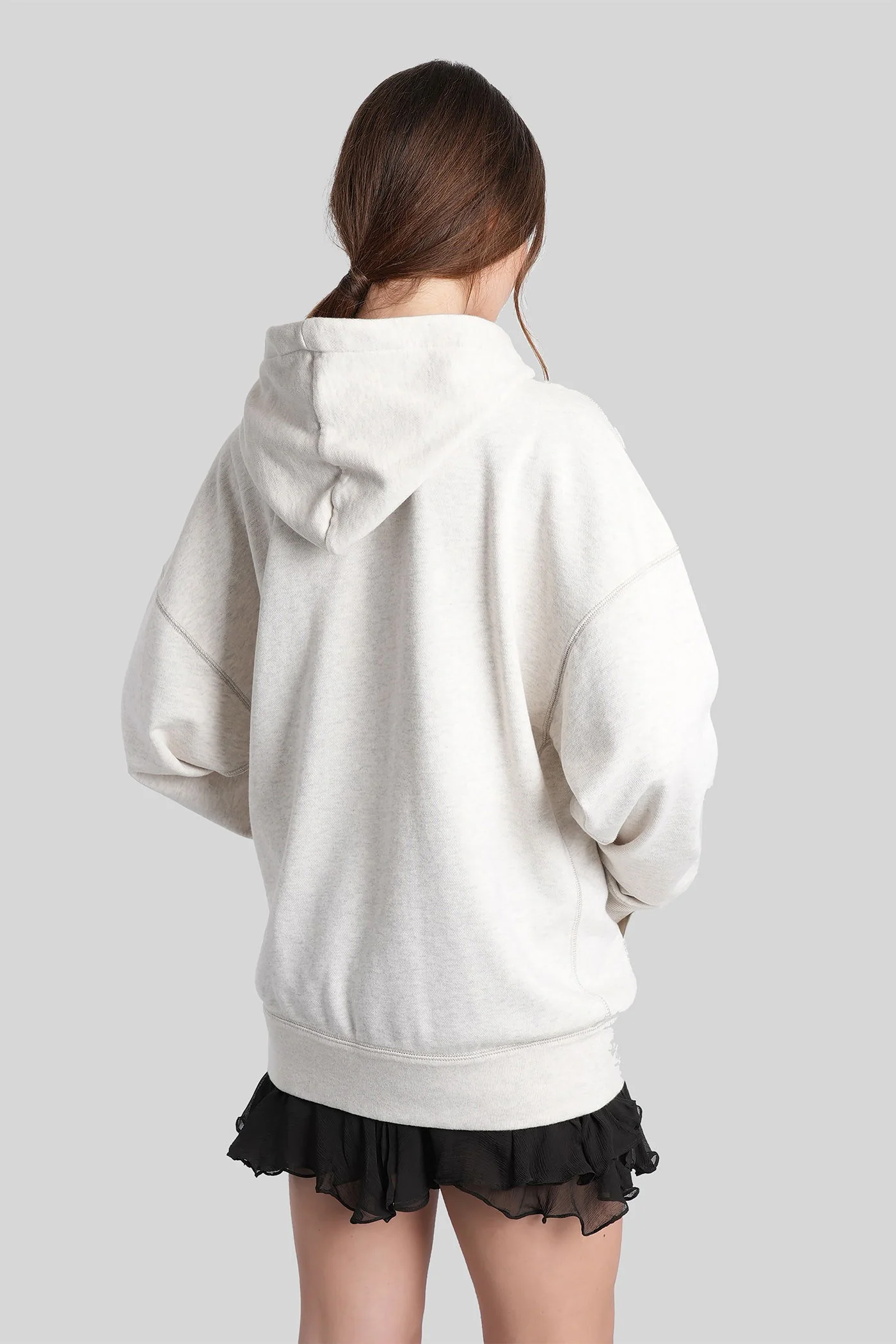 Mansel Sweatshirt in grey cotton - Image 3