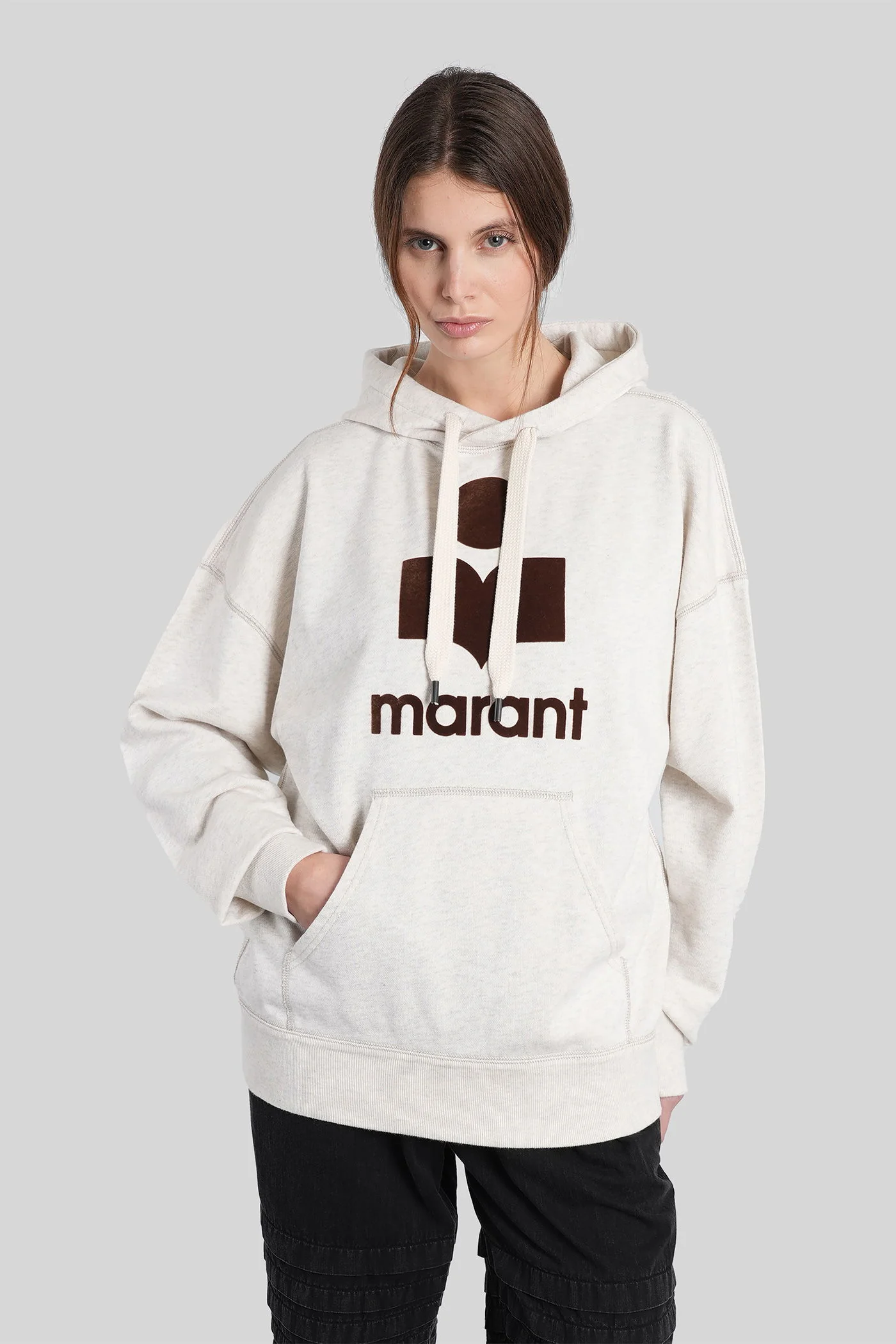Mansel Sweatshirt in grey cotton