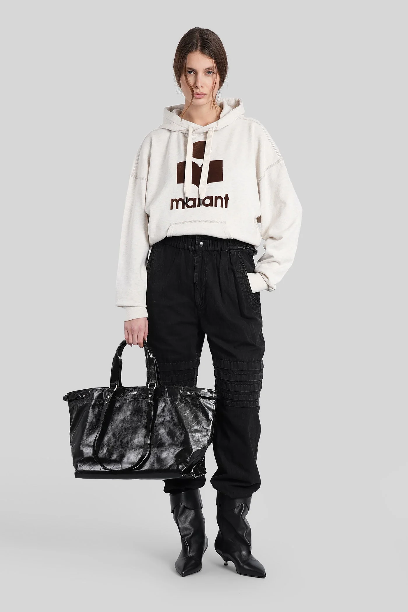 Mansel Sweatshirt in grey cotton - Image 2