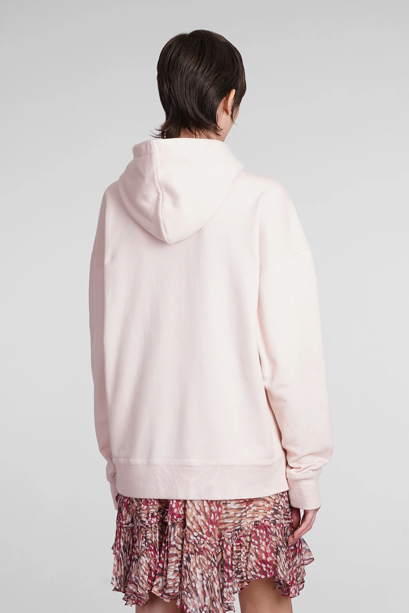 Mansel Sweatshirt in rose-pink cotton - Image 3