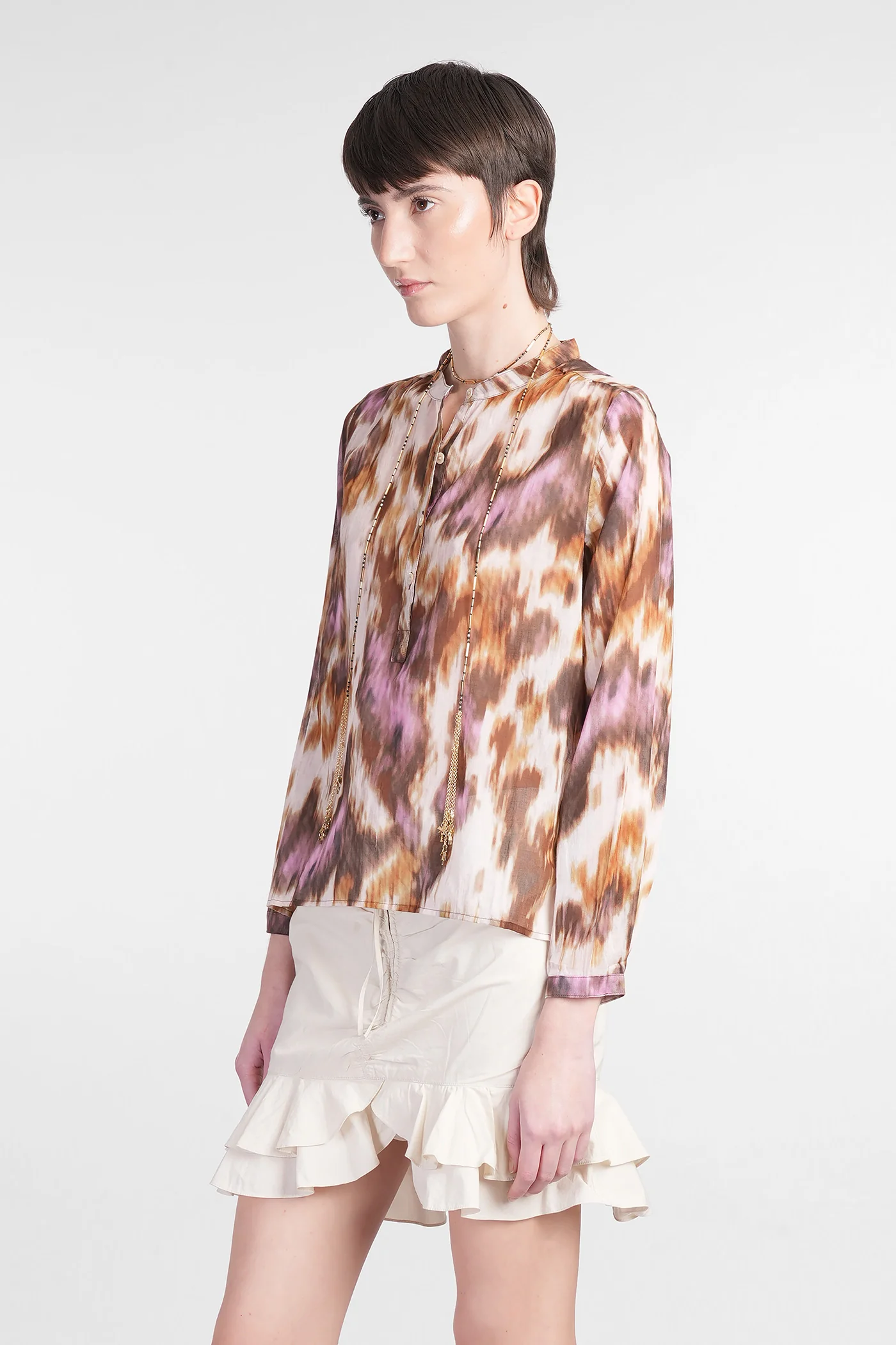 Maria Blouse in multicolor cotton - Image 4