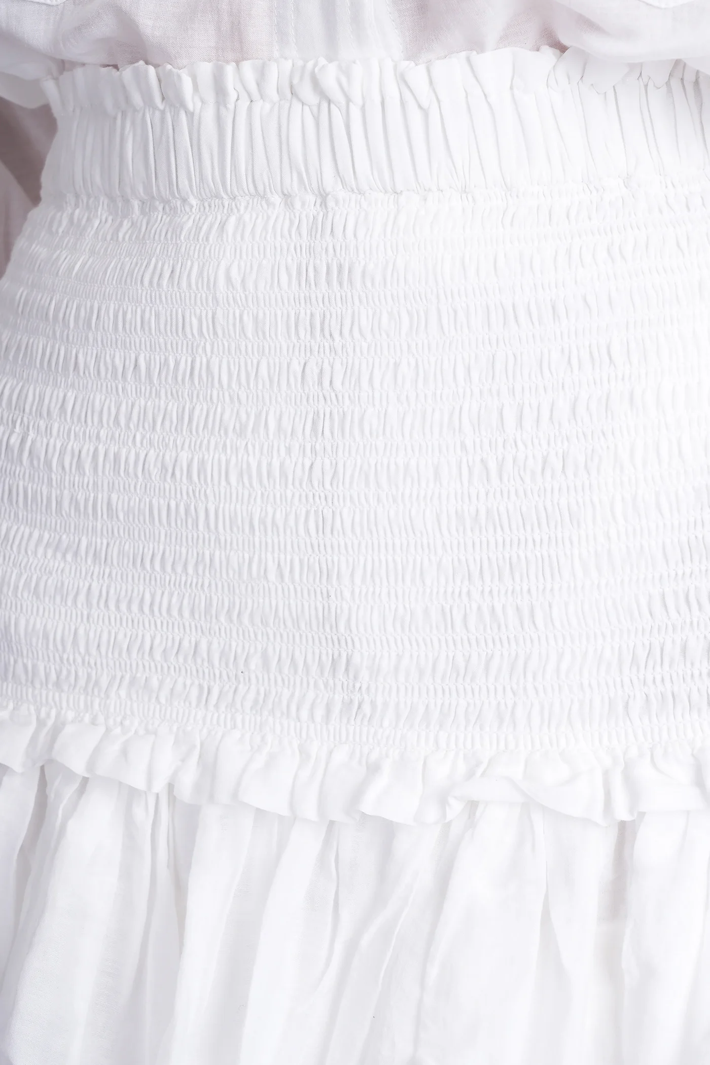 Naomi Skirt in white cotton - Image 5