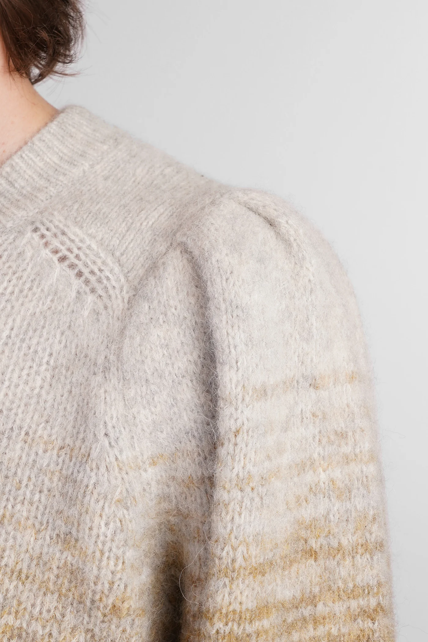 Peytona Knitwear in grey wool - Image 5