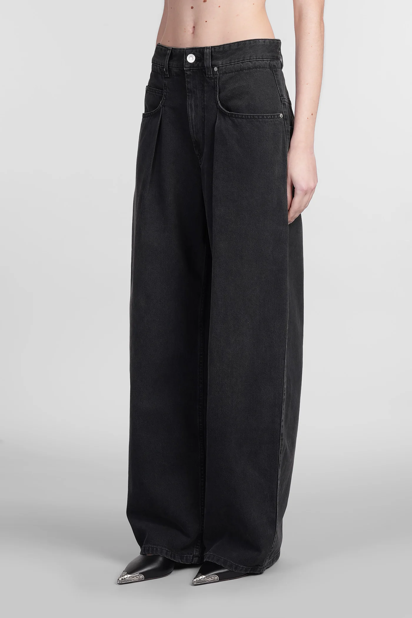 Rachelle Jeans in black cotton - Image 4