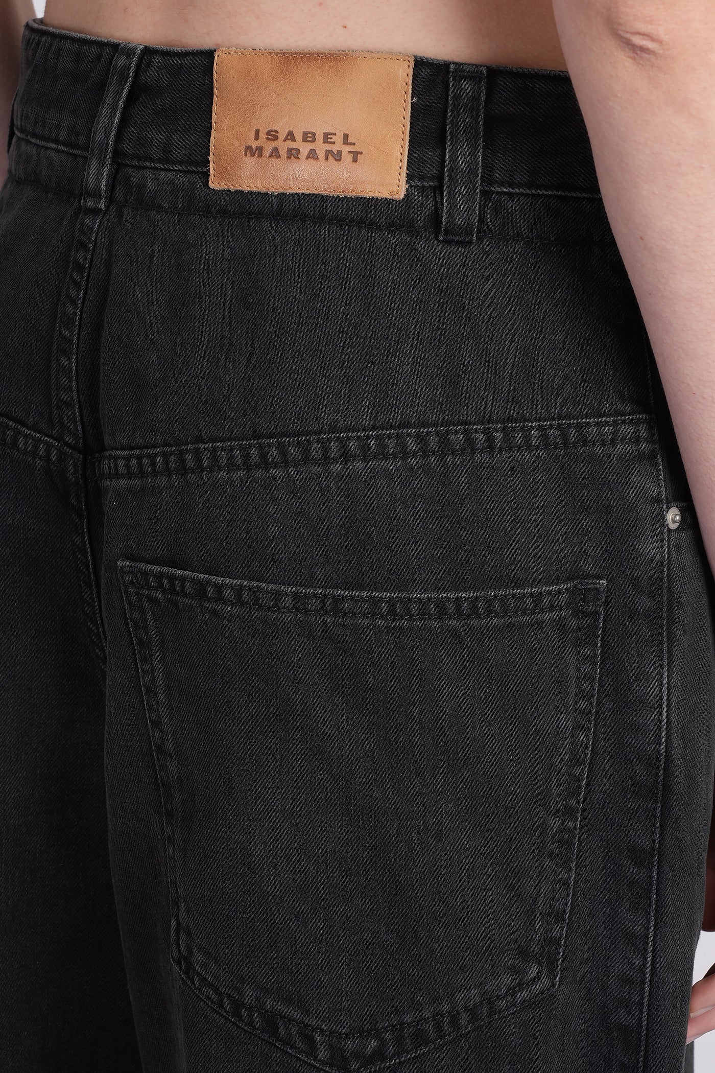 Rachelle Jeans in black cotton - Image 5