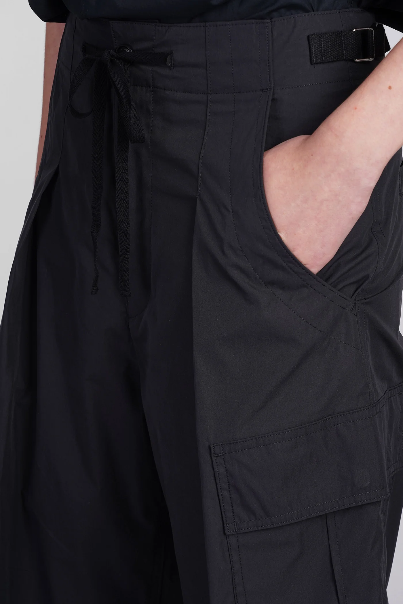 Rebecca Pants in grey cotton - Image 5