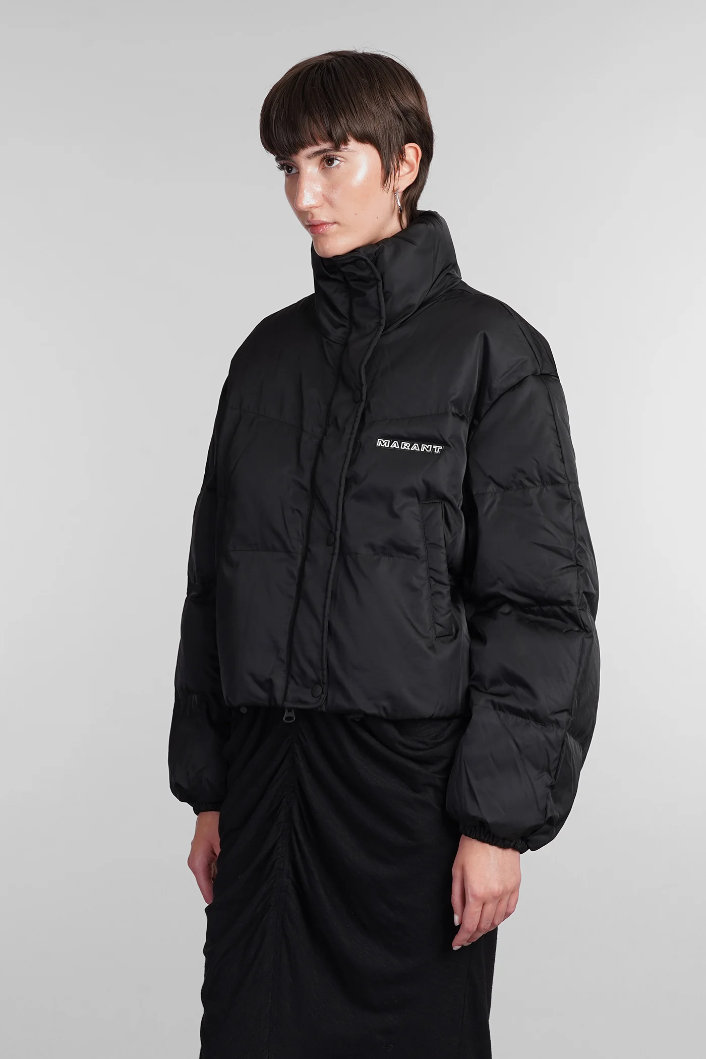 Telia puffer in black polyamide - Image 4