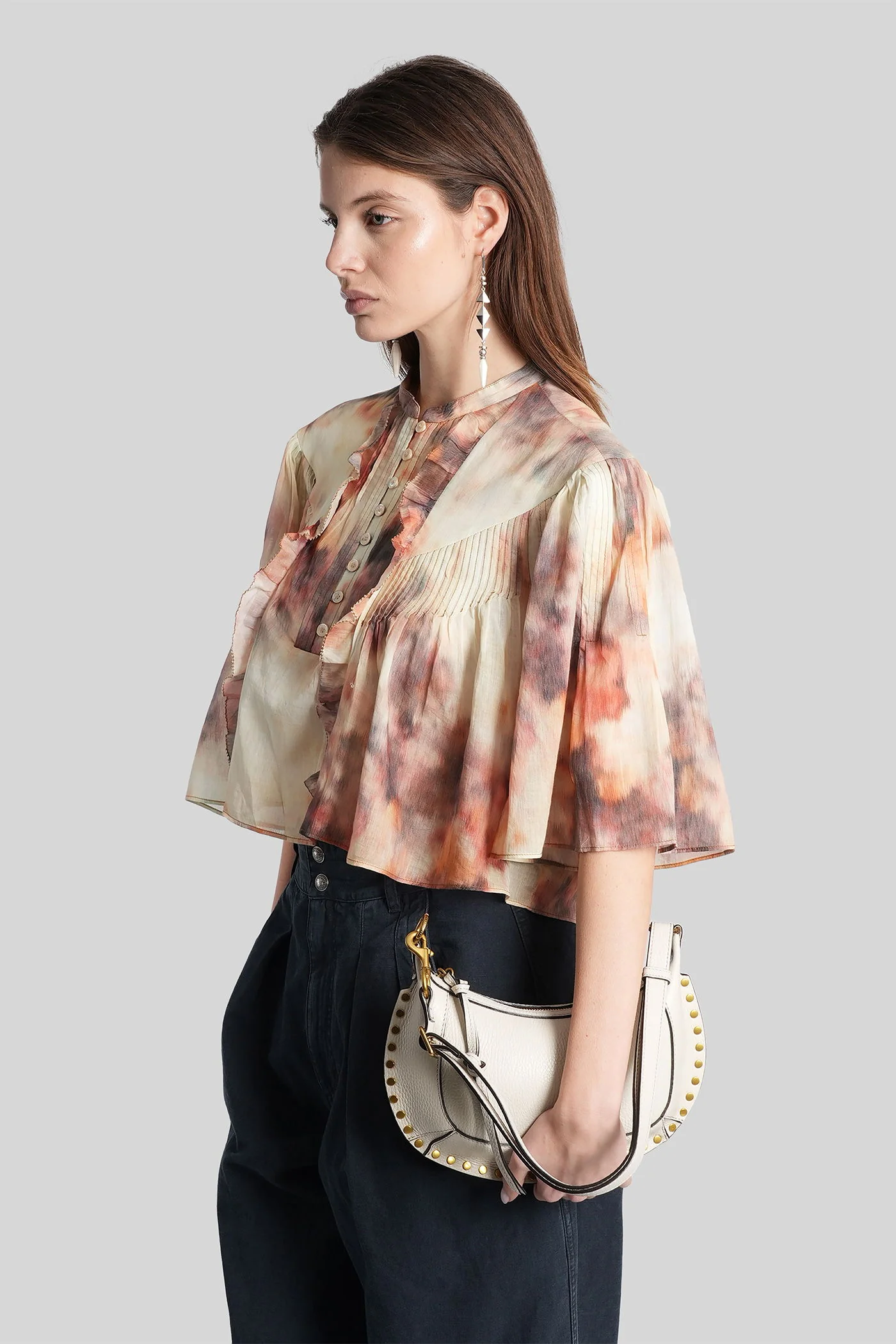 Veelia Blouse in multicolor cotton - Image 4