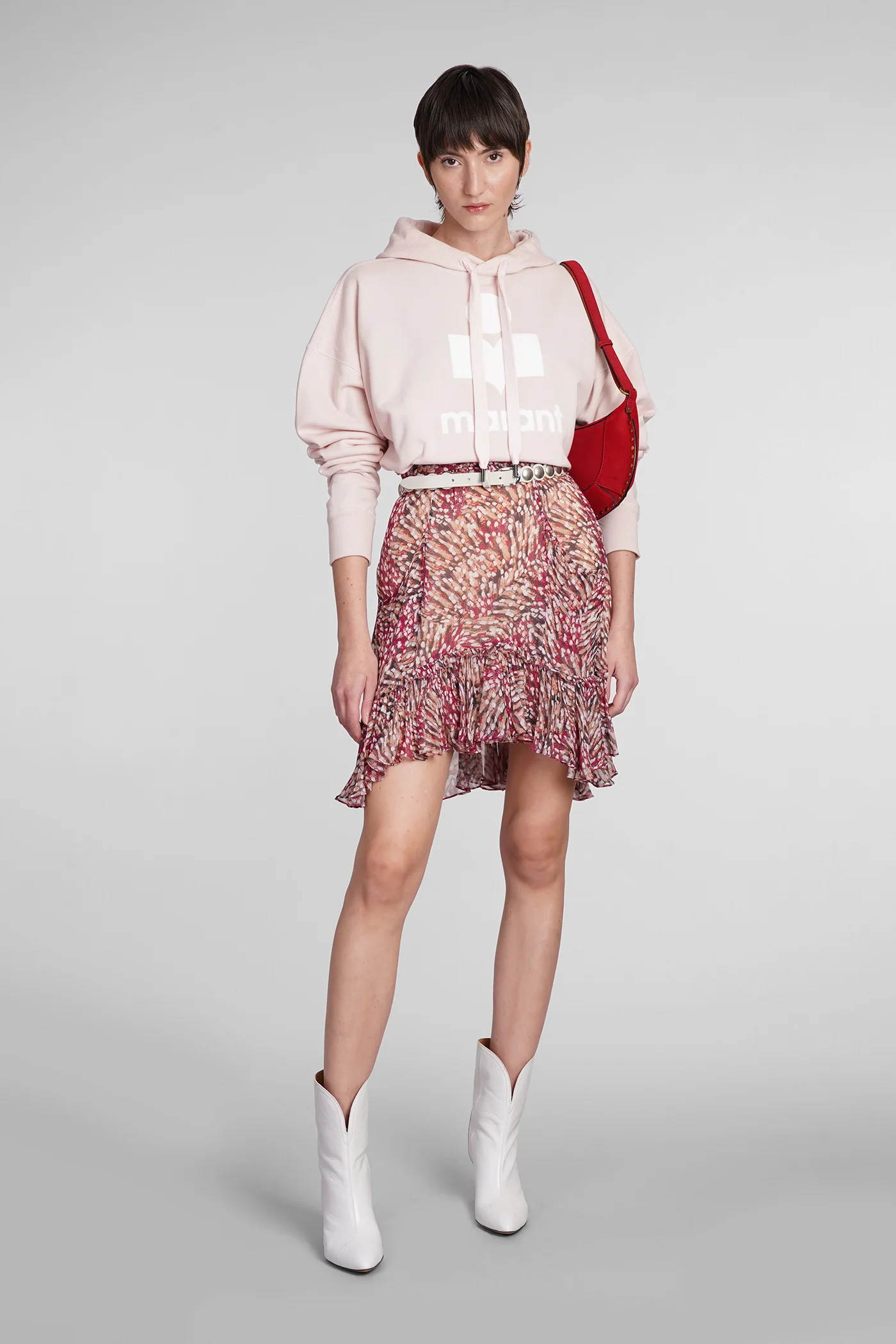 Viera Skirt in fuxia viscose - Image 2