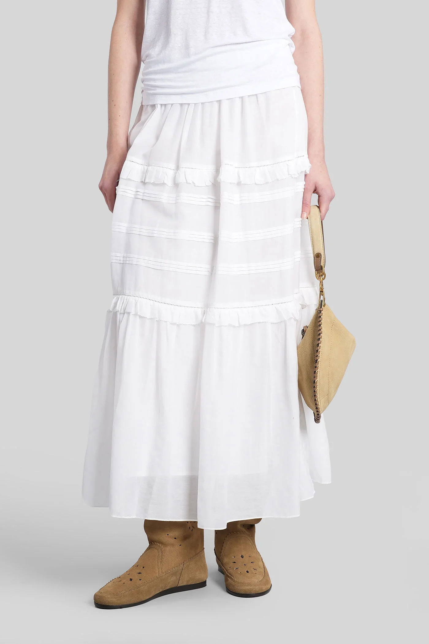 Volodia Skirt in white cotton