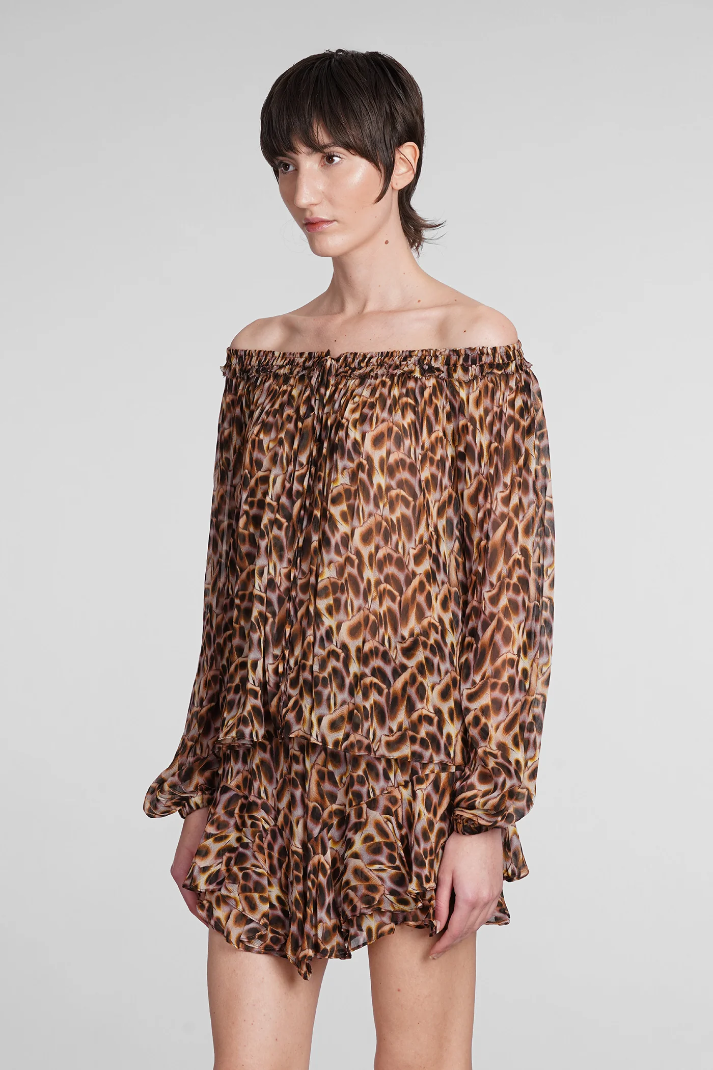 Vutti Blouse in yellow viscose - Image 4