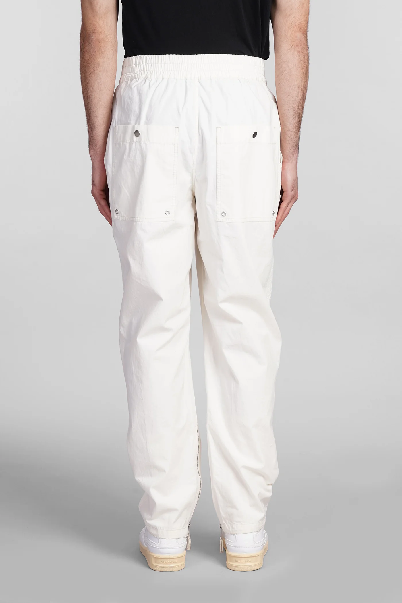Niels Pants in beige cotton - Image 3