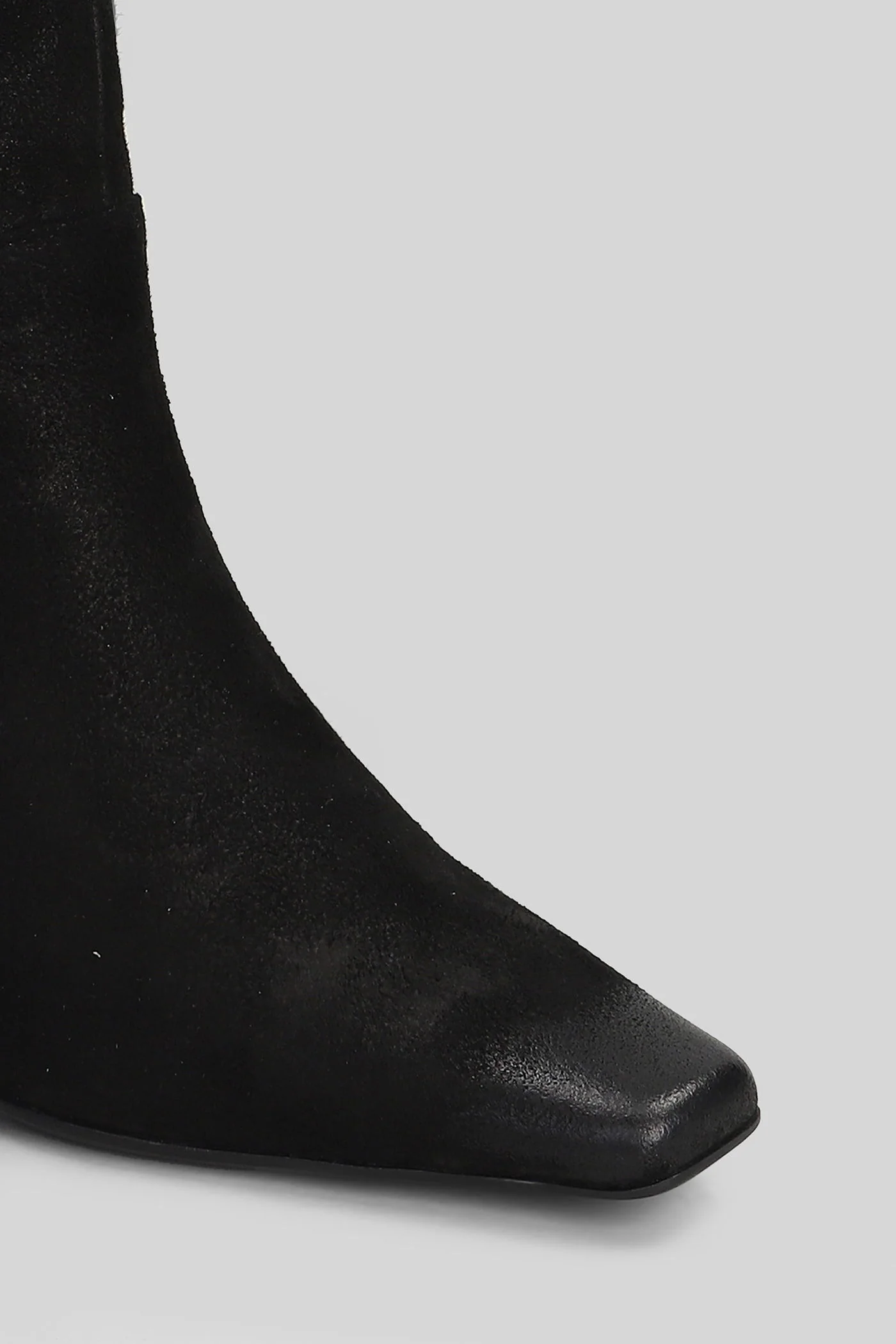 High heels Ankle boots in black leather - Image 5