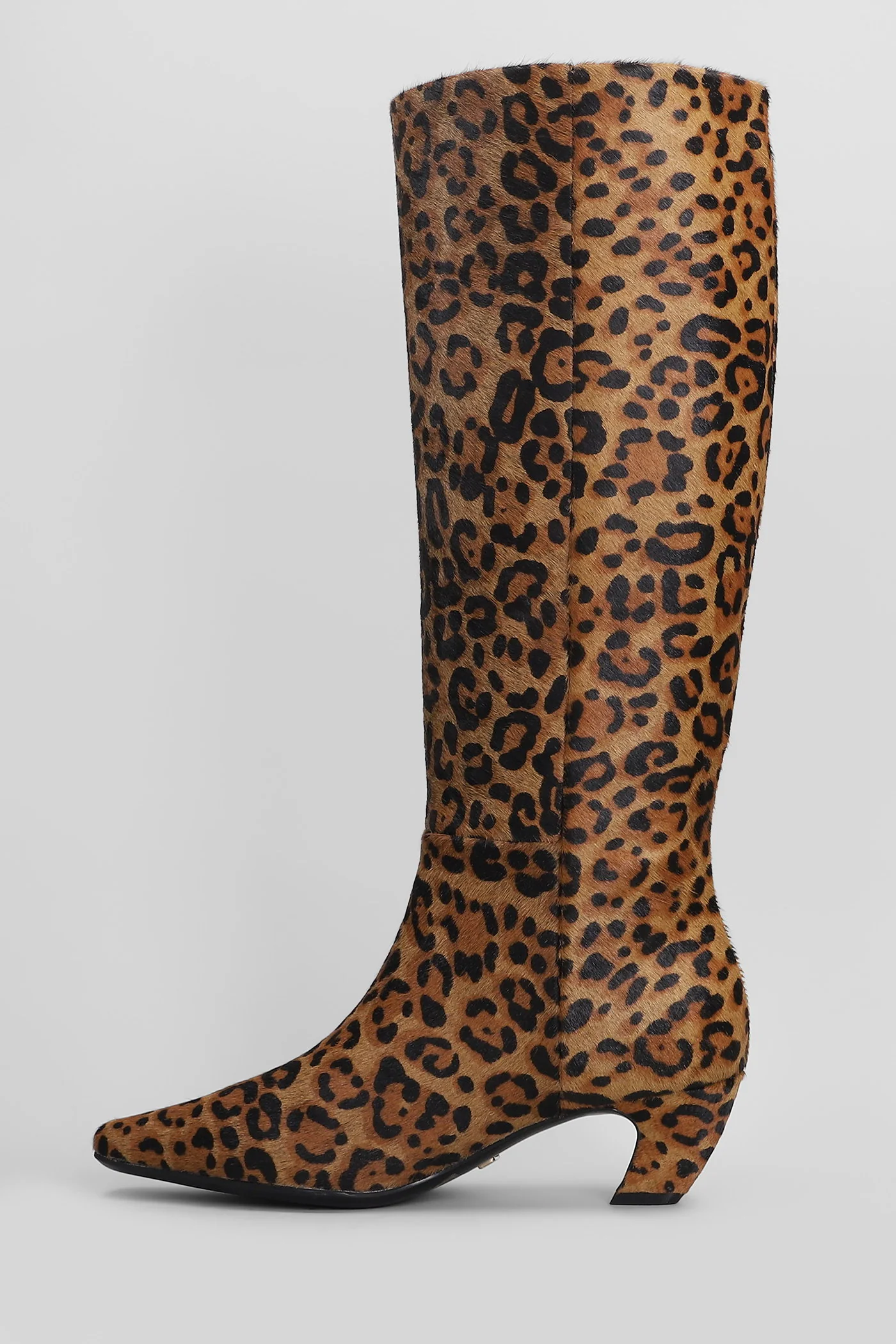 High heels boots in Animalier pony skin - Image 3