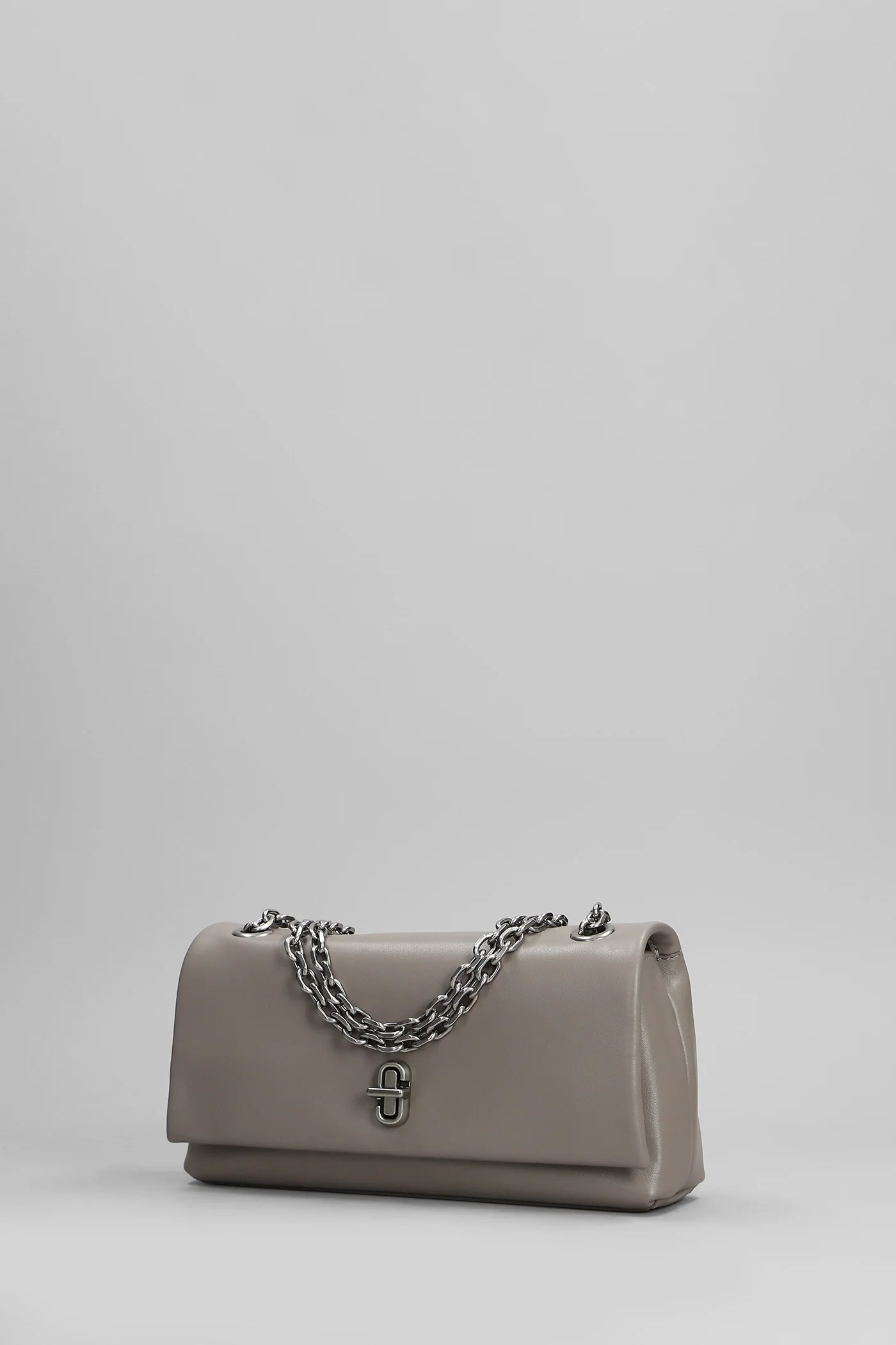 The dual Wallet in grey leather - Image 2