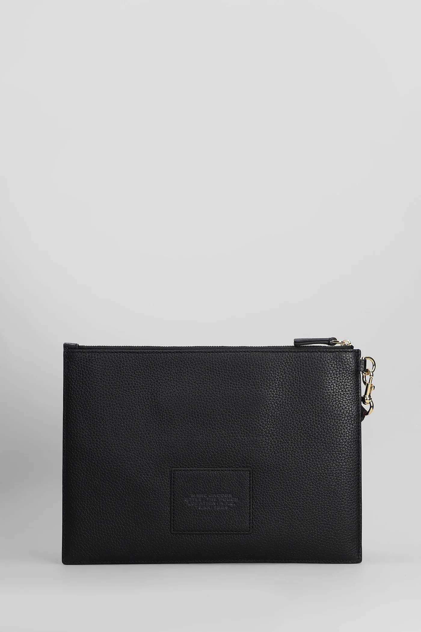 The large pouch Clutch in black leather - Image 3