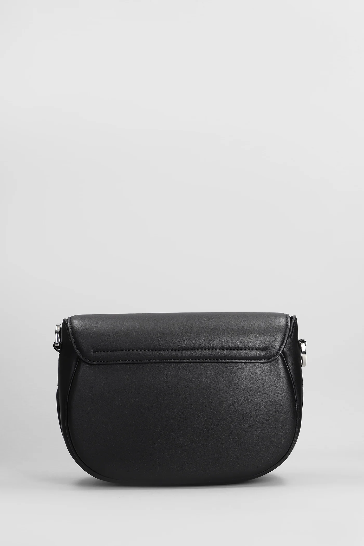 The large saddle Shoulder bag in black leather - Image 3