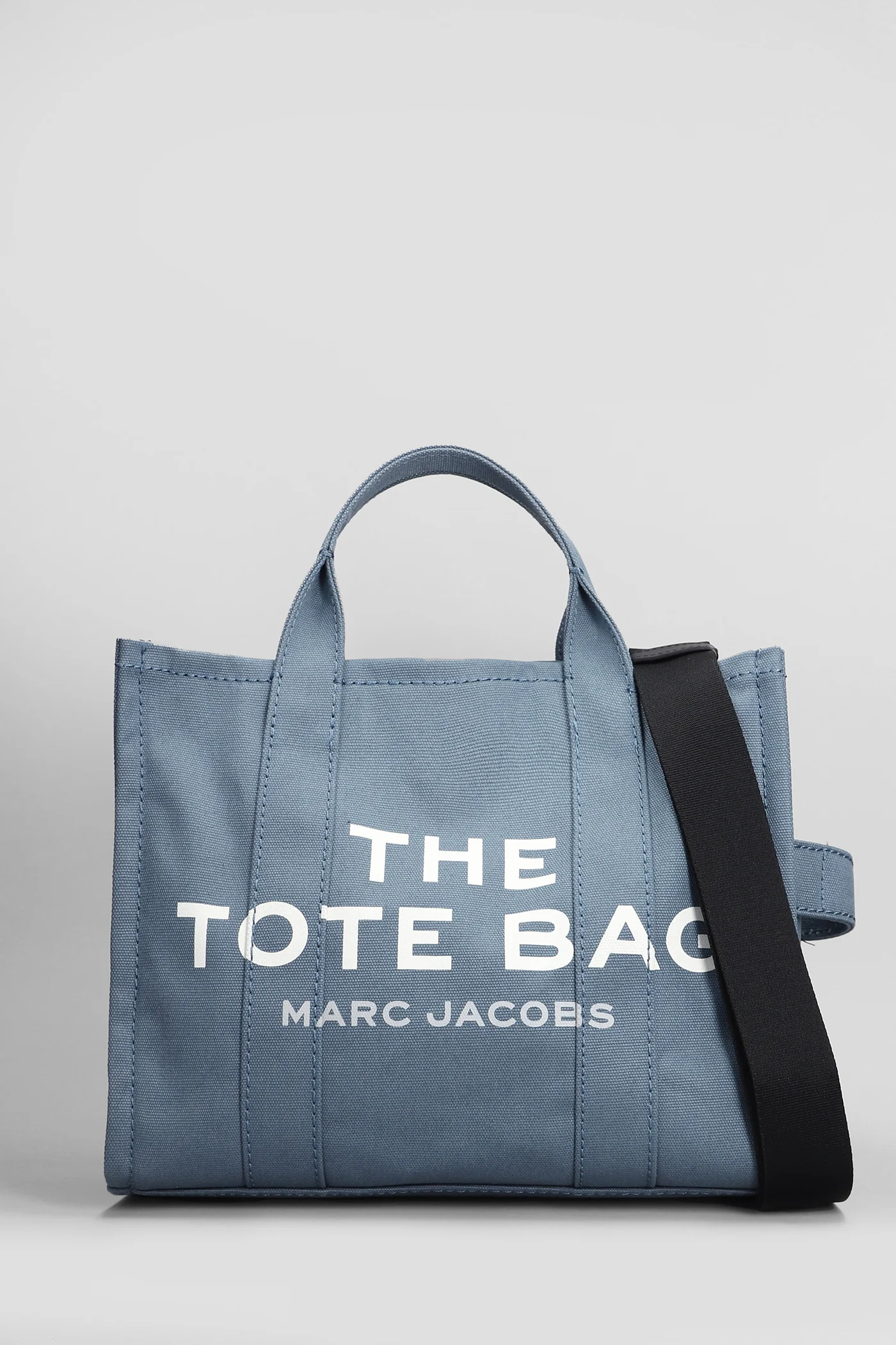 The medium tote Tote in blue cotton