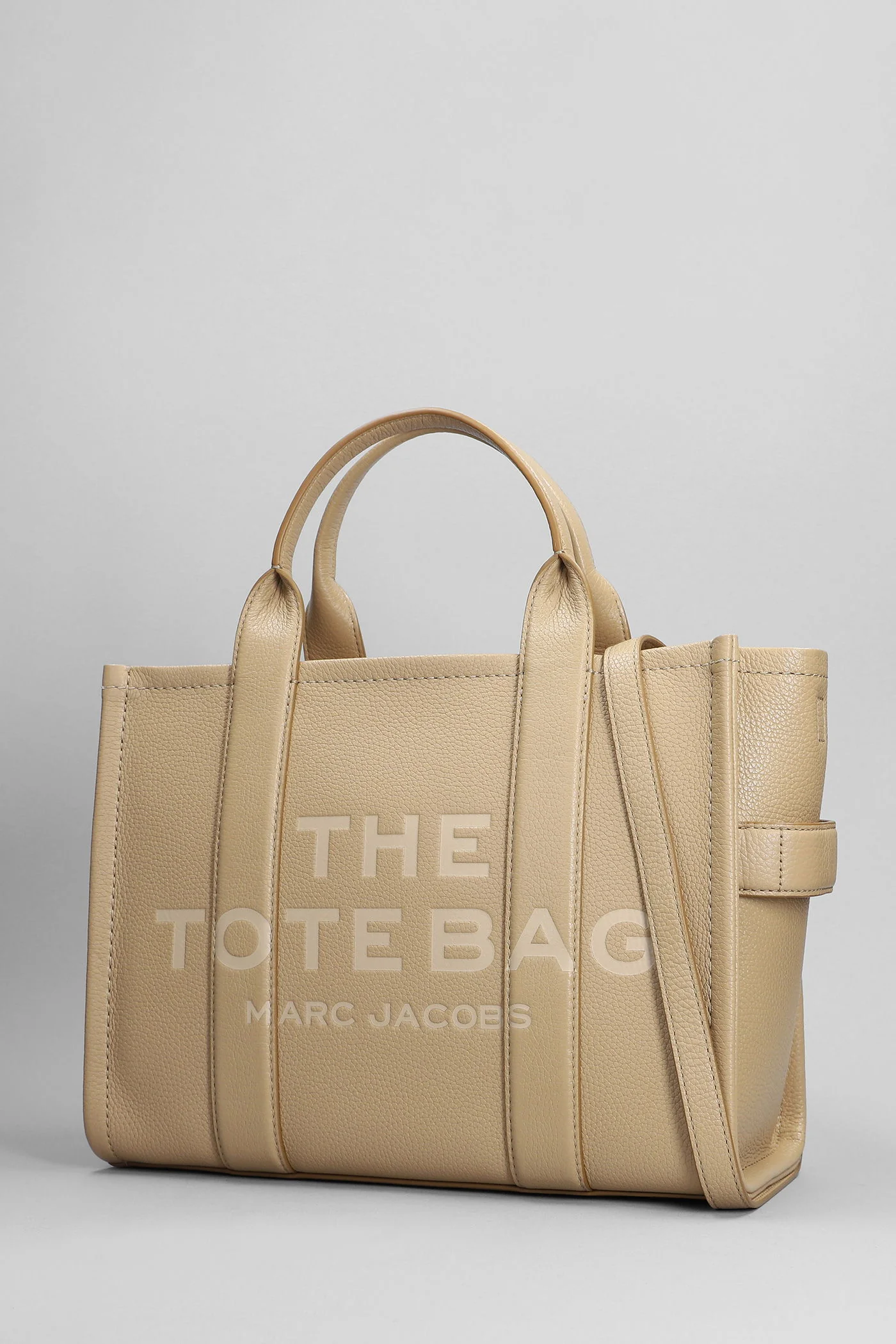 The medium tote Tote in Camel leather - Image 2