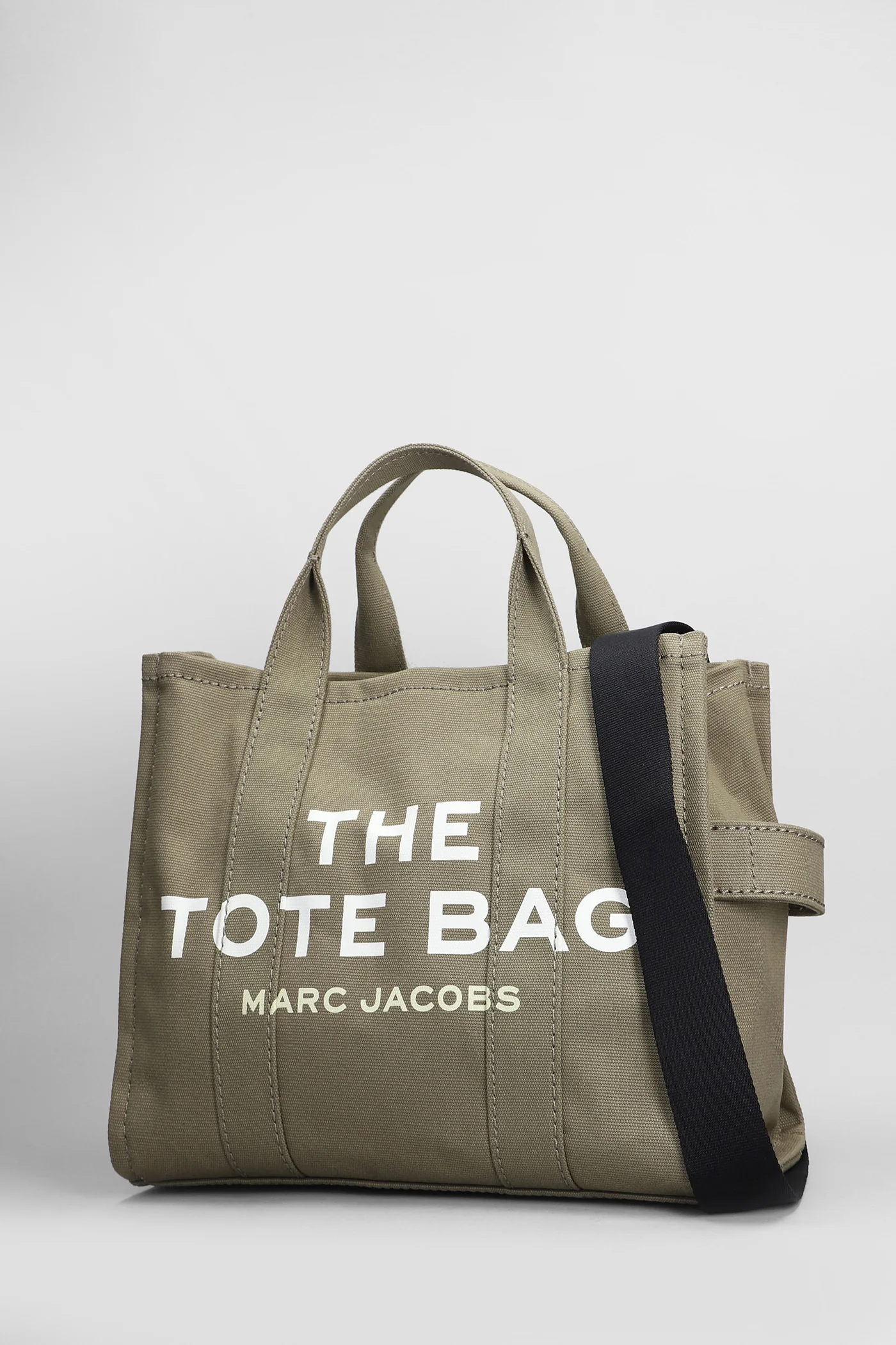 The medium tote Tote in green cotton - Image 2