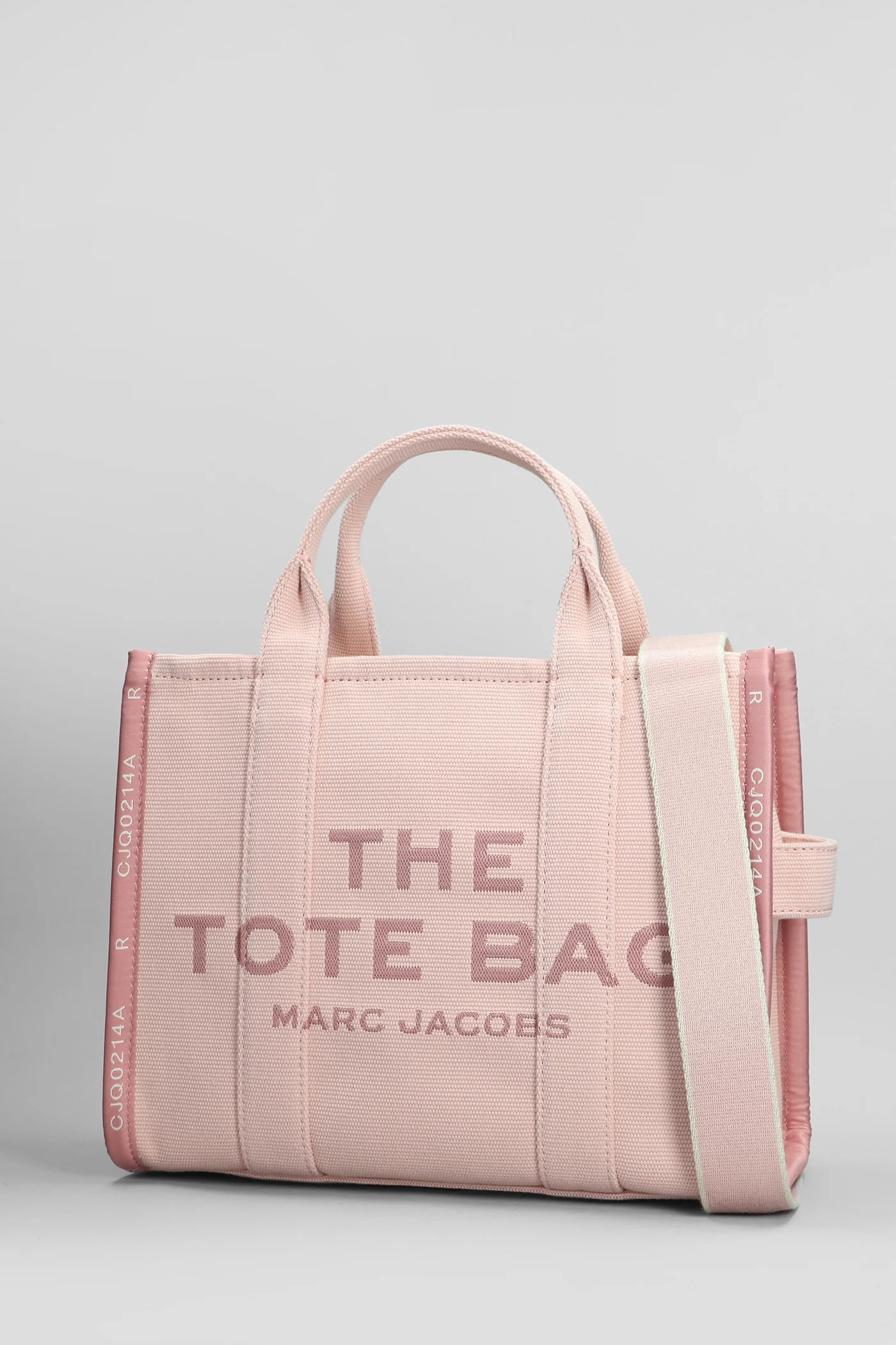 The medium tote Tote in rose-pink cotton - Image 2