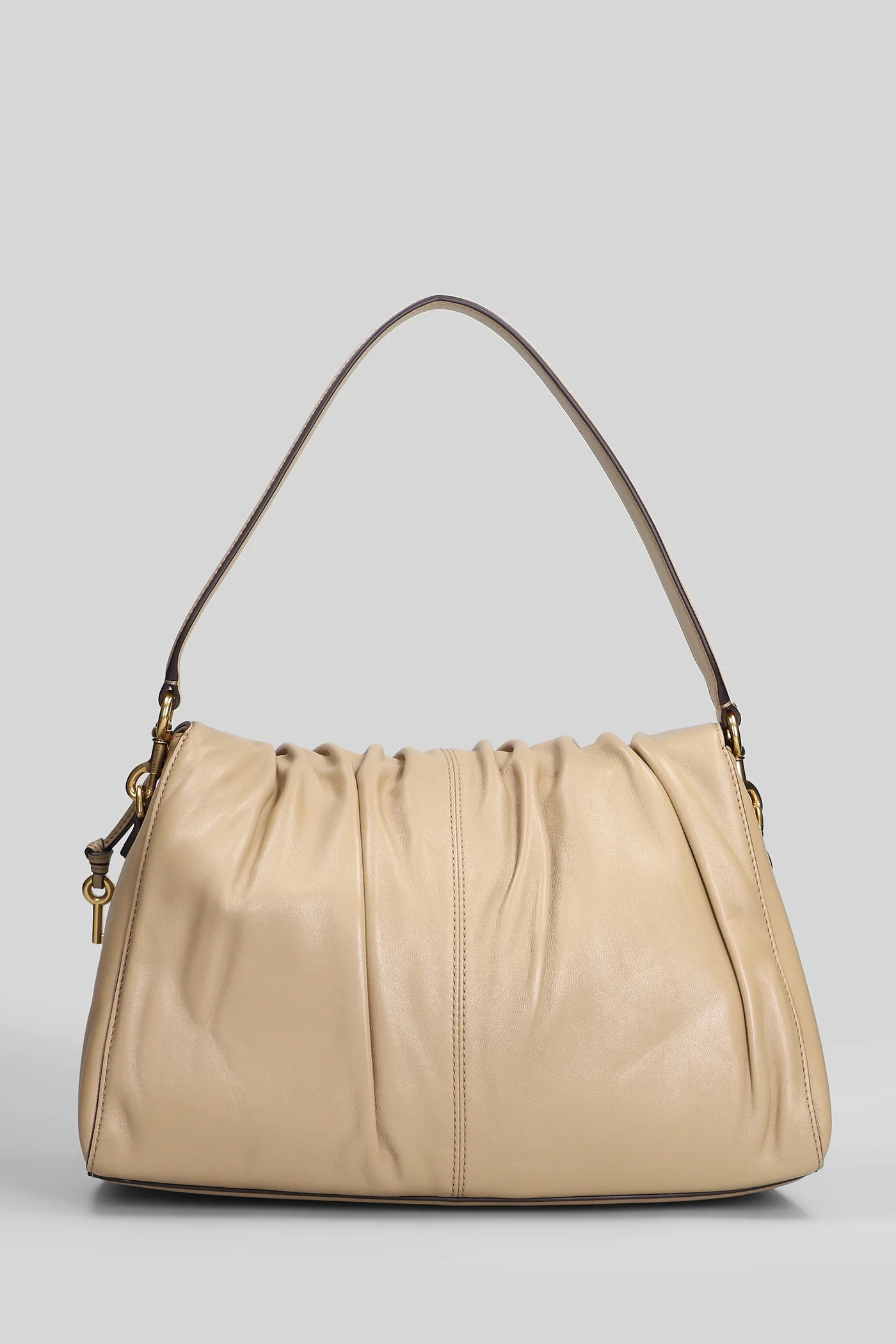 The messanger Shoulder bag in Camel leather - Image 3