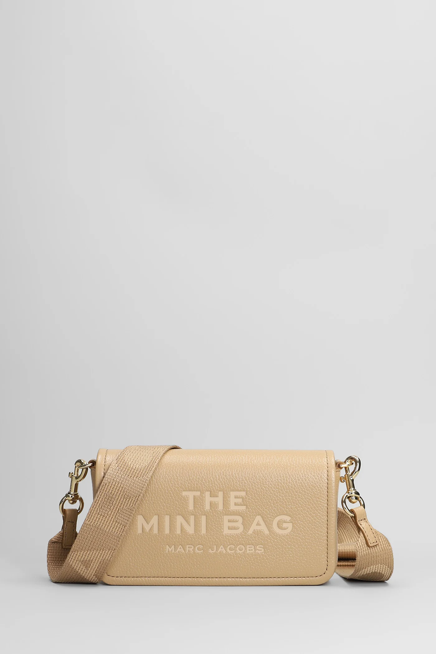The mini bag Shoulder bag in Camel leather