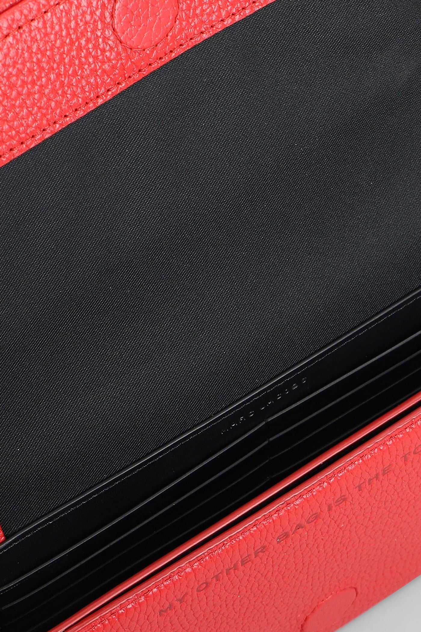 The mini bag Shoulder bag in red leather - Image 4