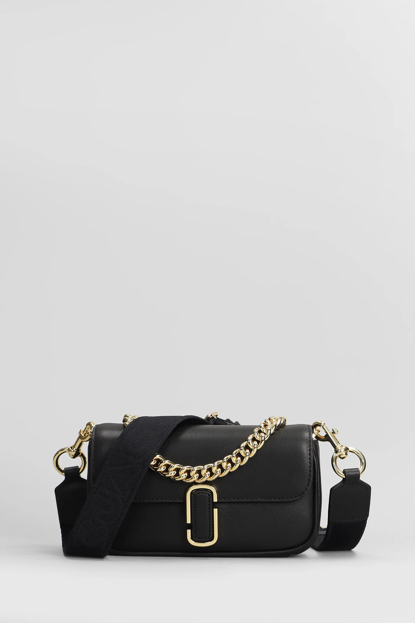 The Mini Shoulder Shoulder bag in black leather - Image 4