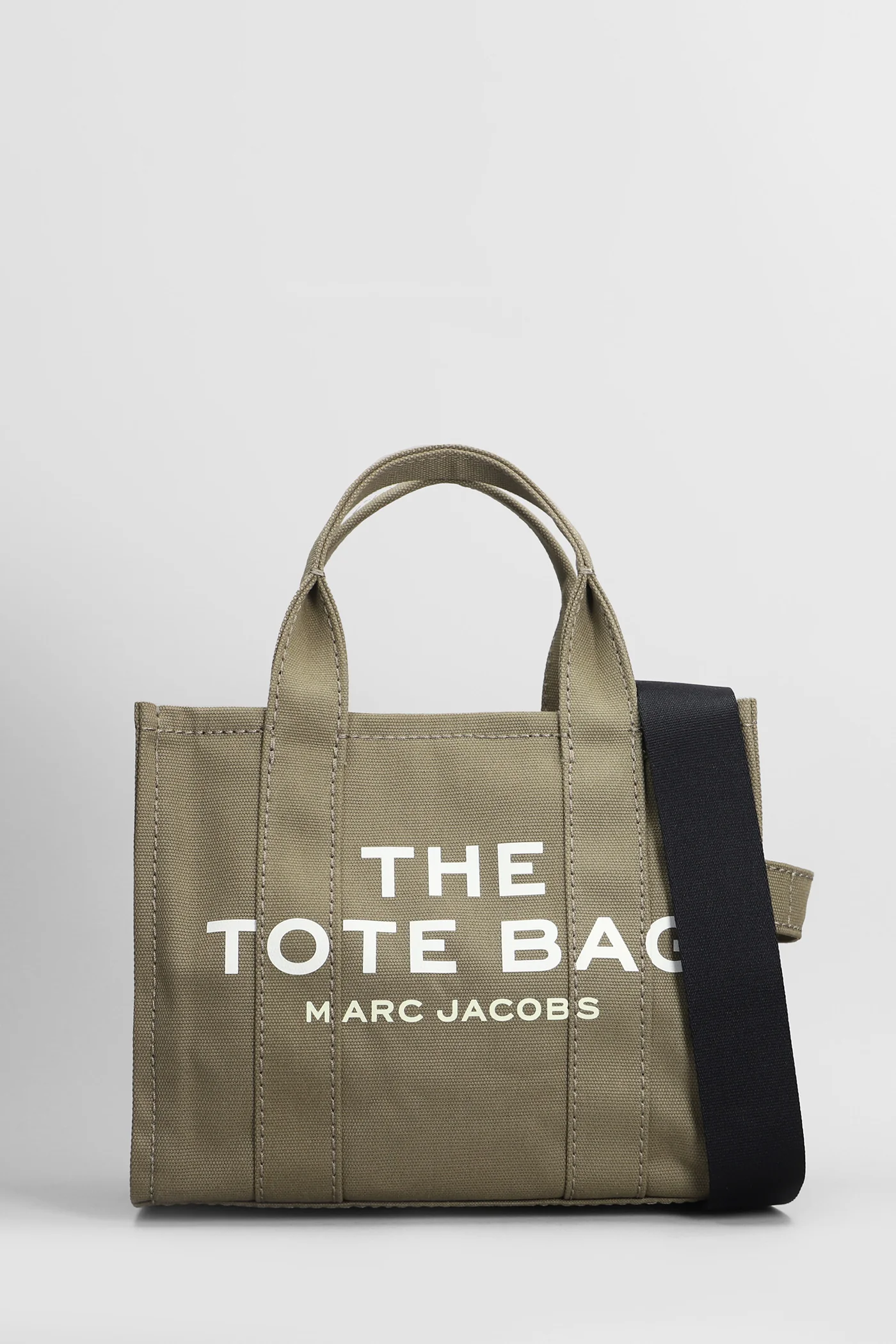 The mini tote Tote in green cotton