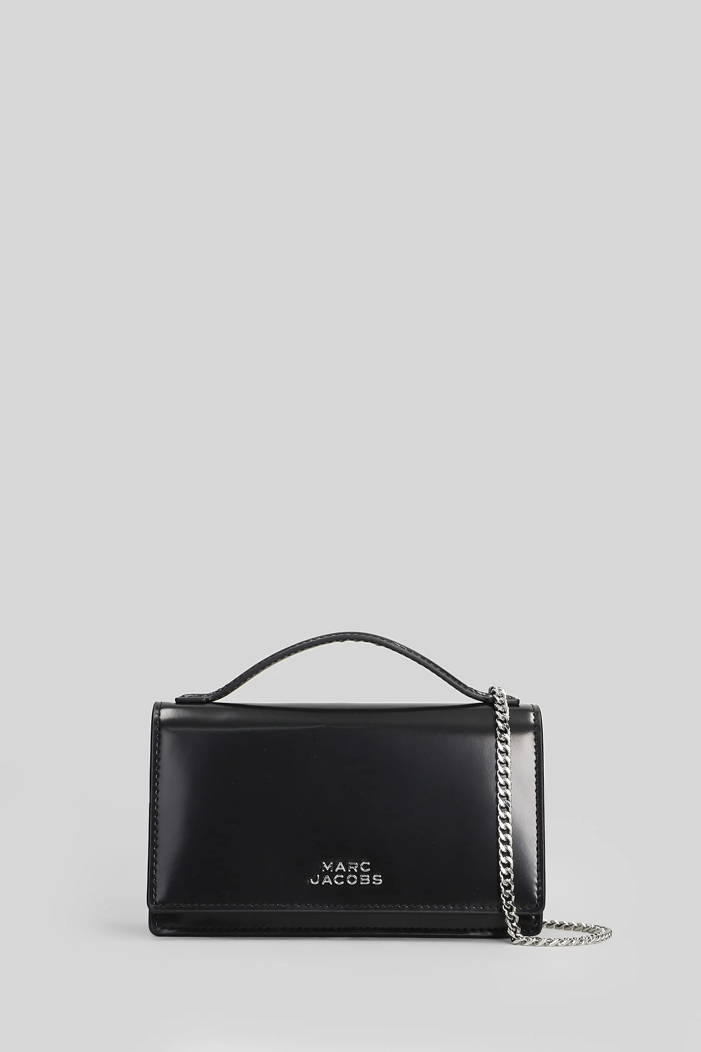 The mirror mini bag Shoulder bag in black leather